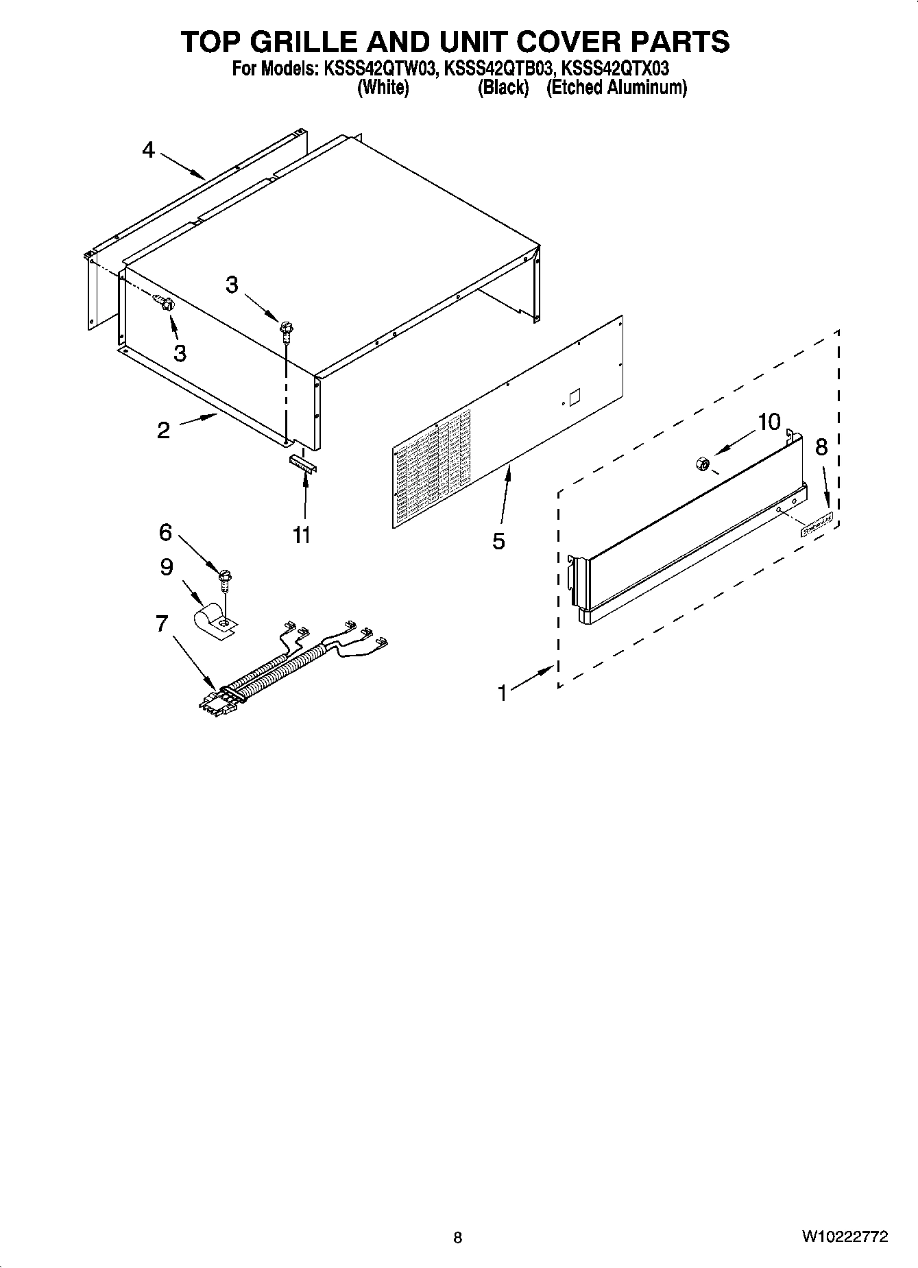 06 - TOP GRILLE AND UNIT COVER PARTS