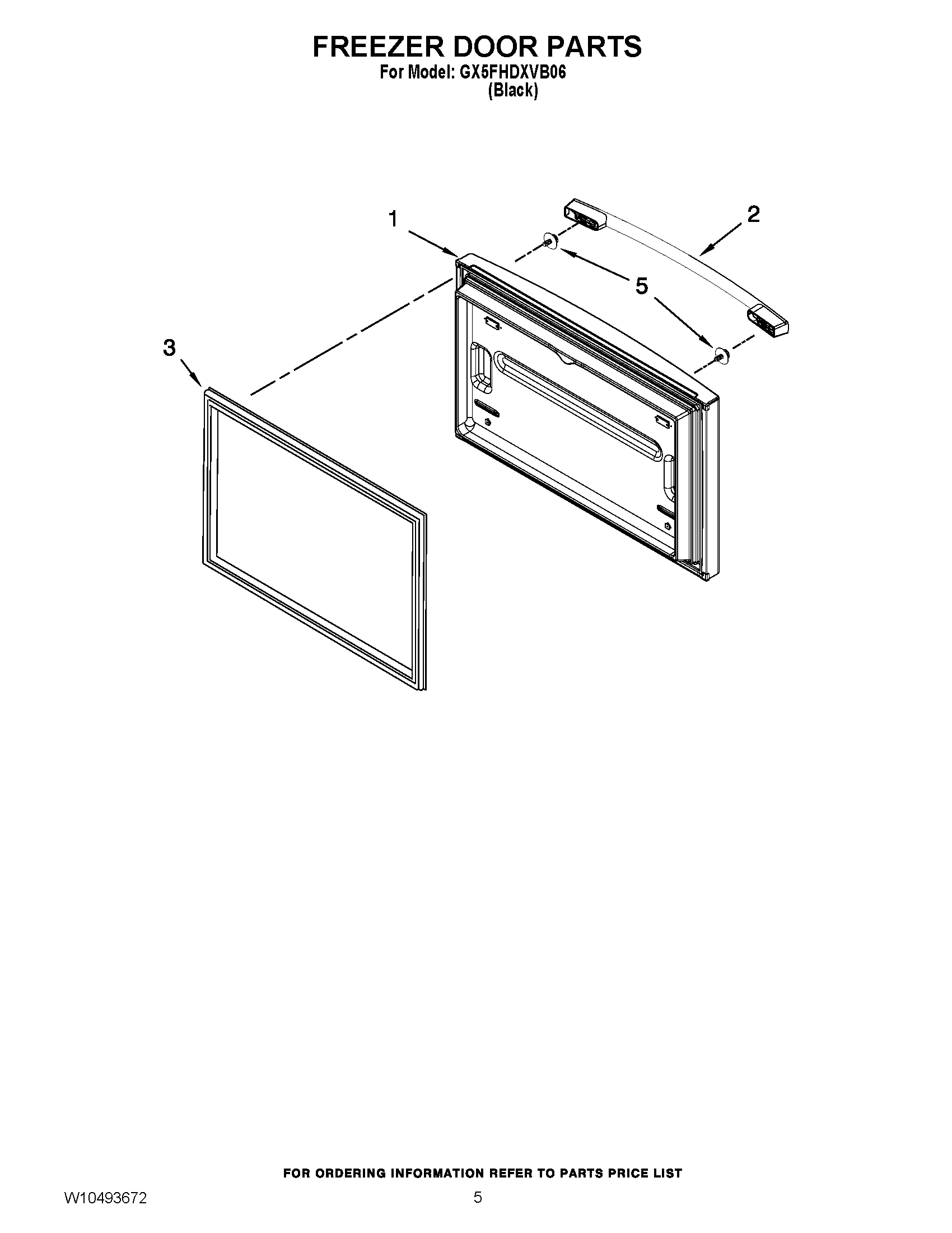03 - FREEZER DOOR PARTS