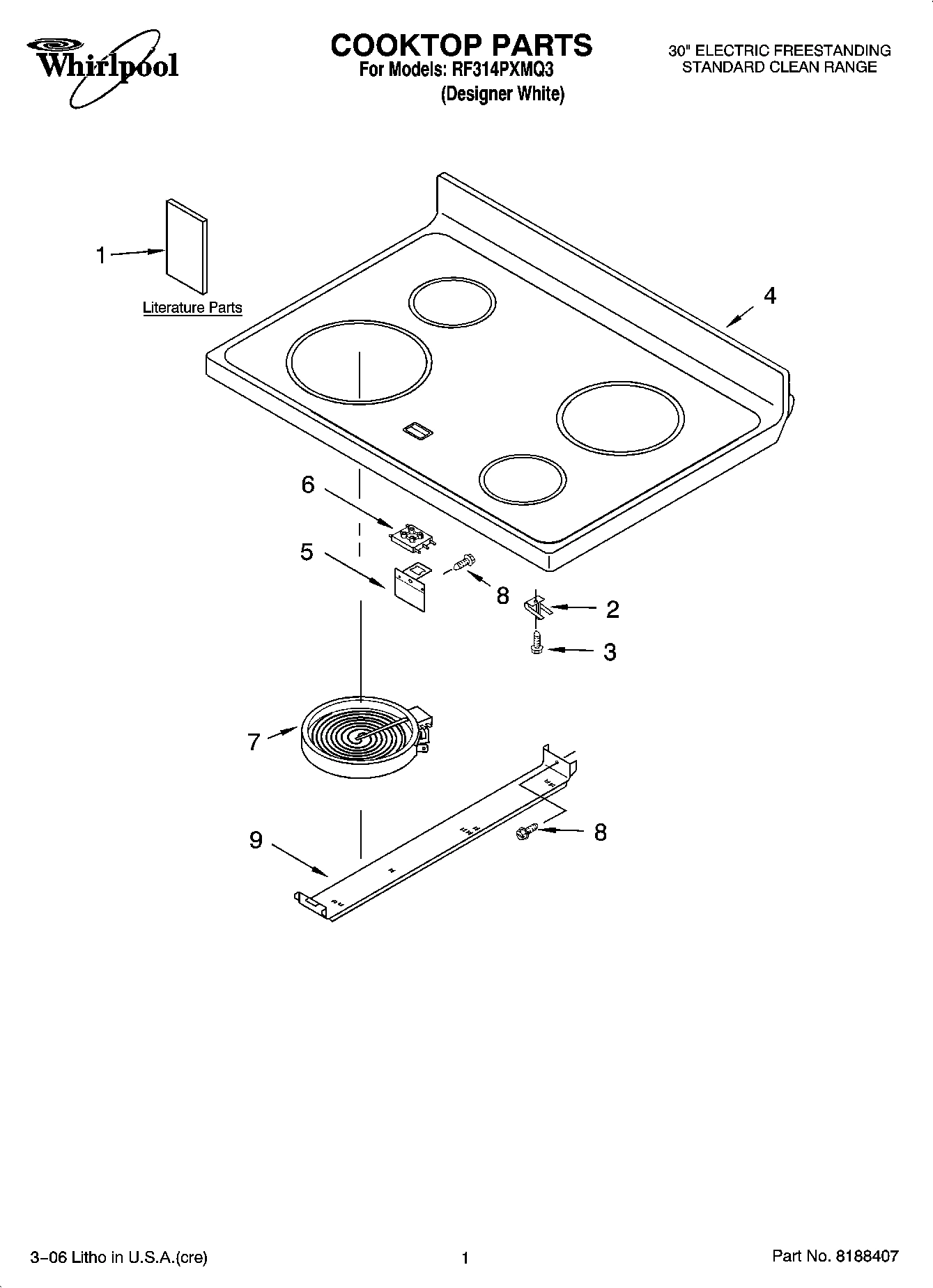 01 - COOKTOP PARTS