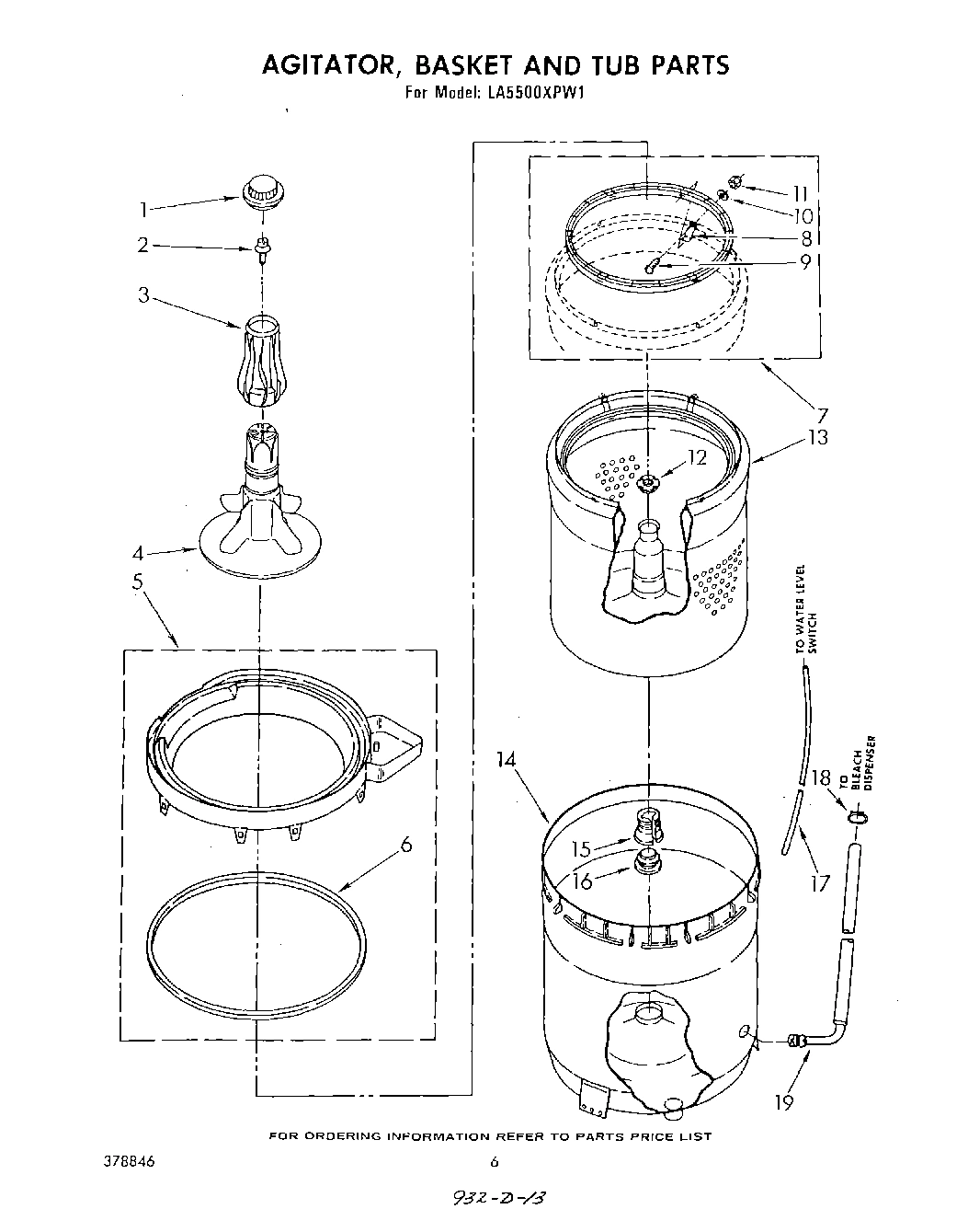 04 - AGITATOR, BASKET AND TUB