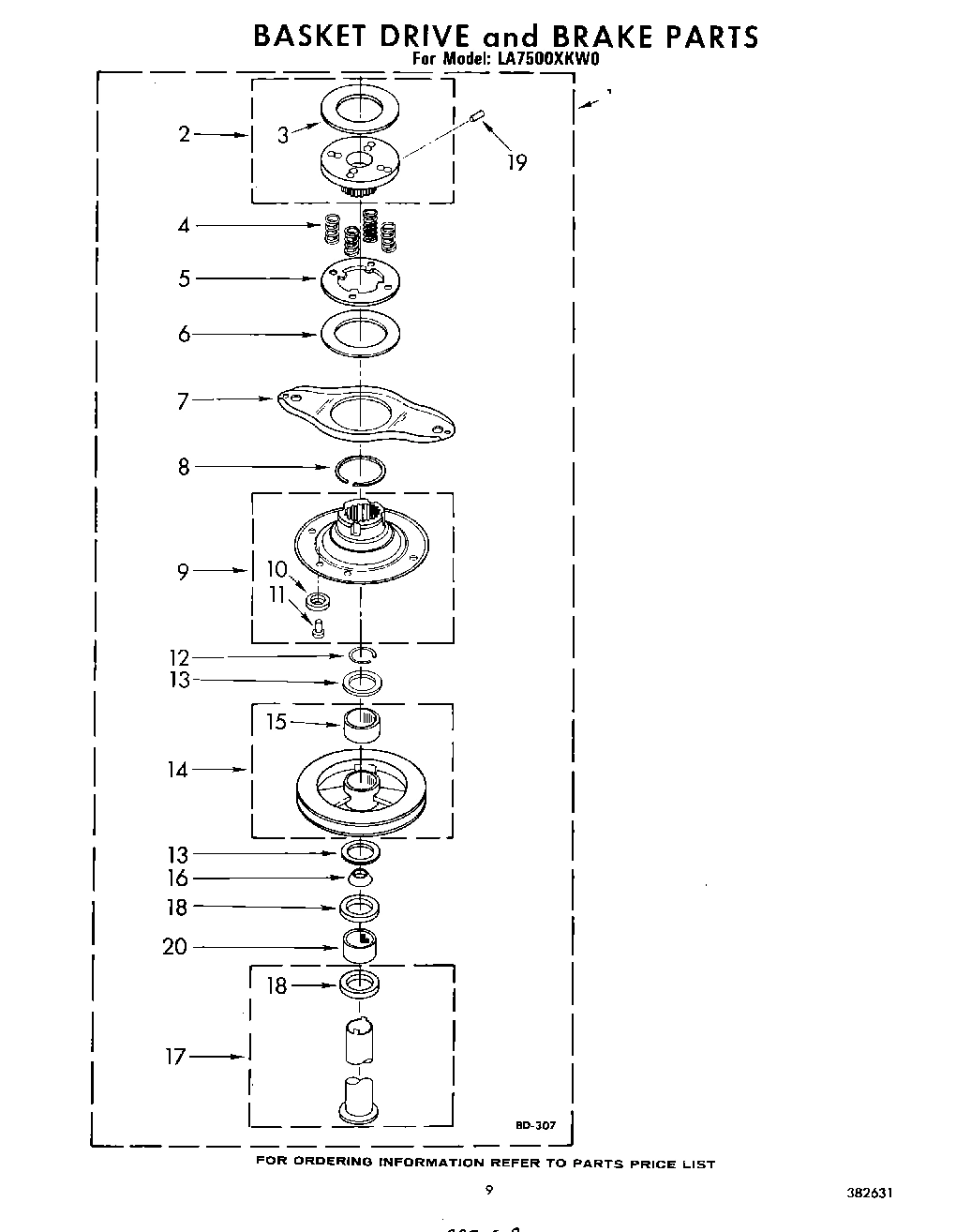 07 - BASKET DRIVE AND BRAKE