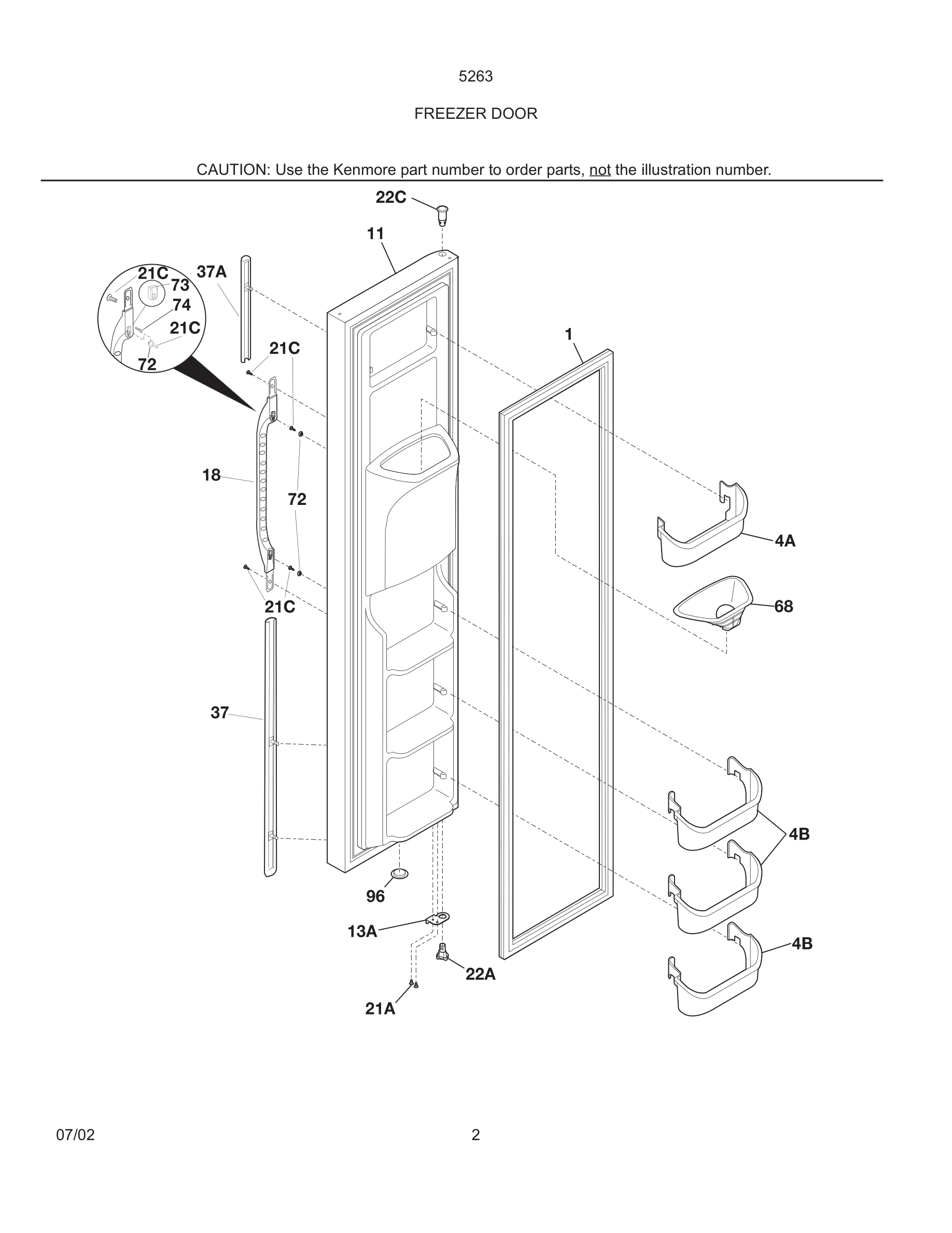 03 - FREEZER DOOR