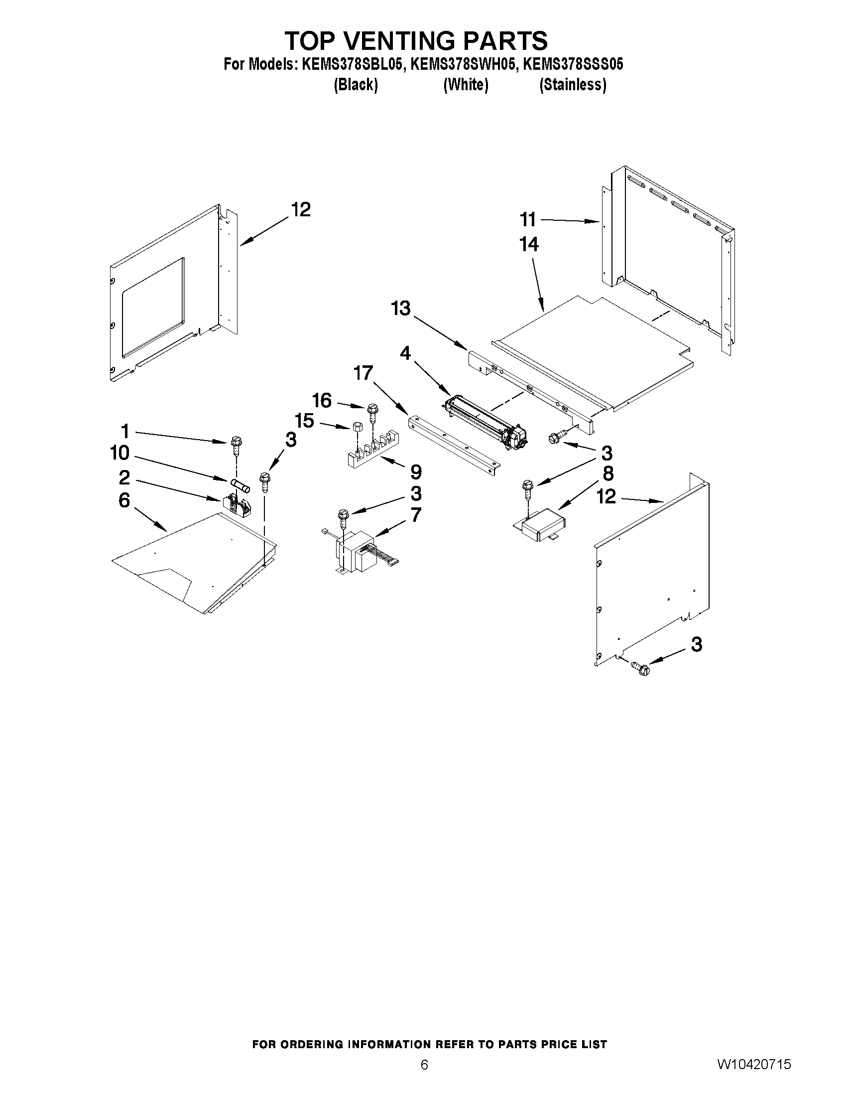 05 - TOP VENTING PARTS