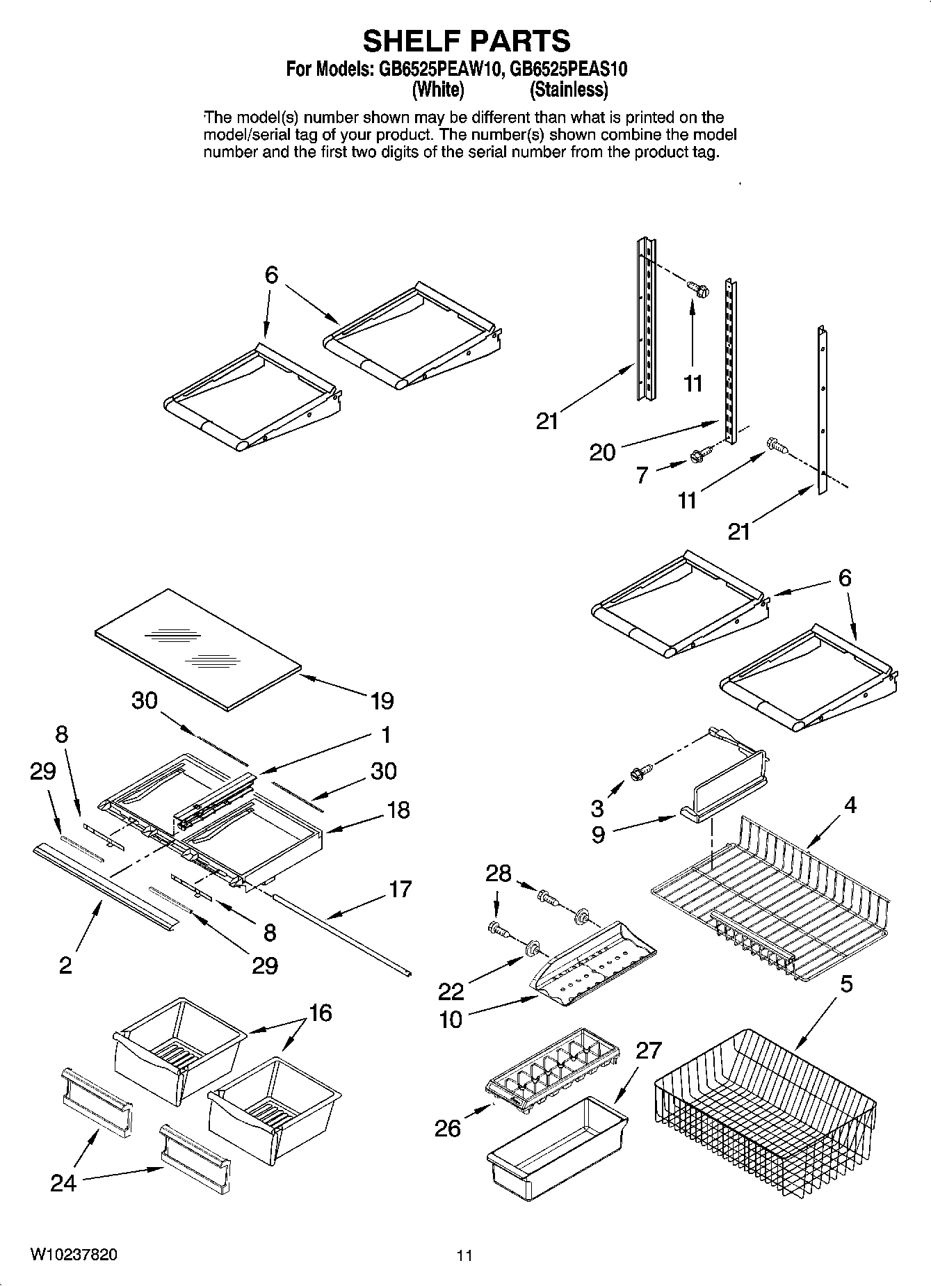 07 - SHELF PARTS, OPTIONAL PARTS