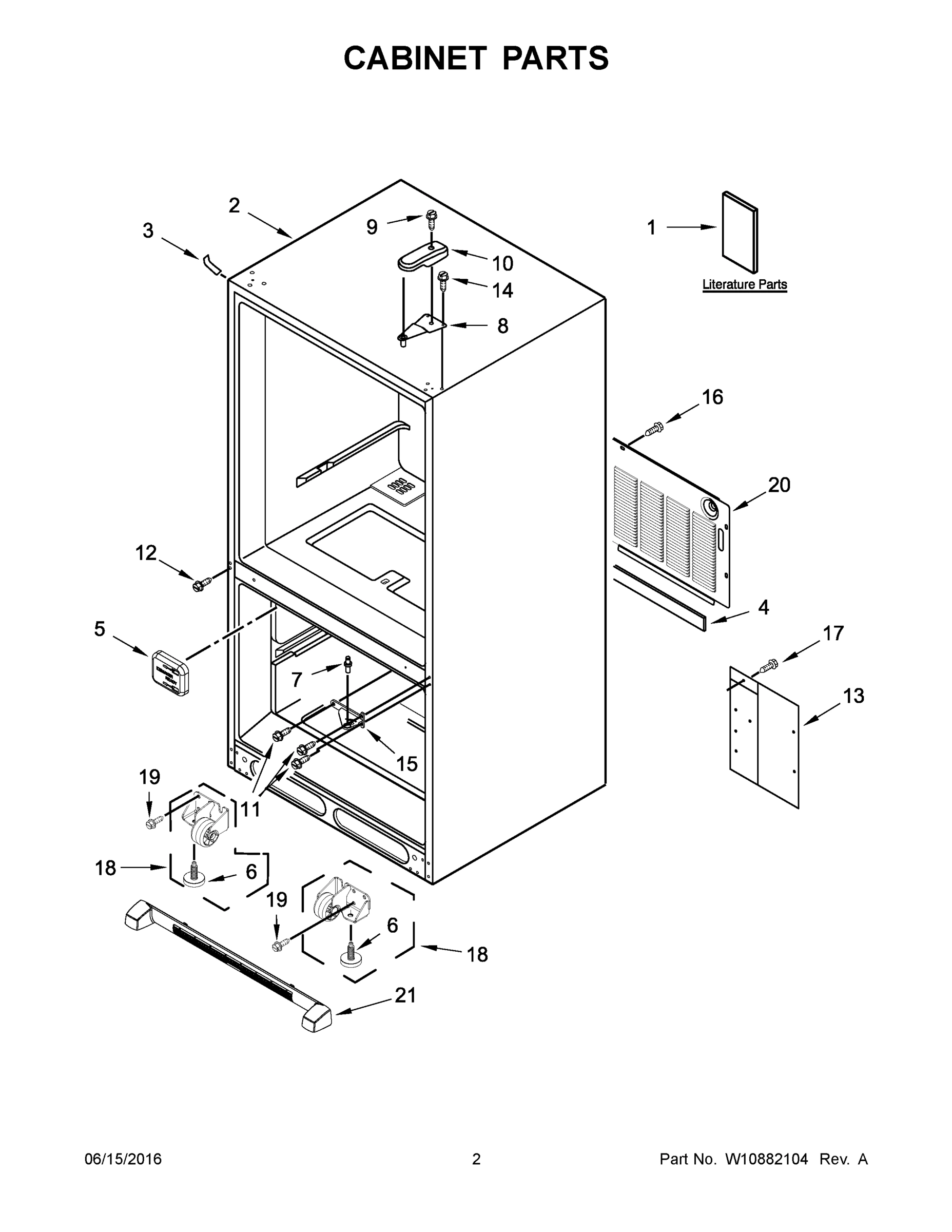 02 - CABINET PARTS