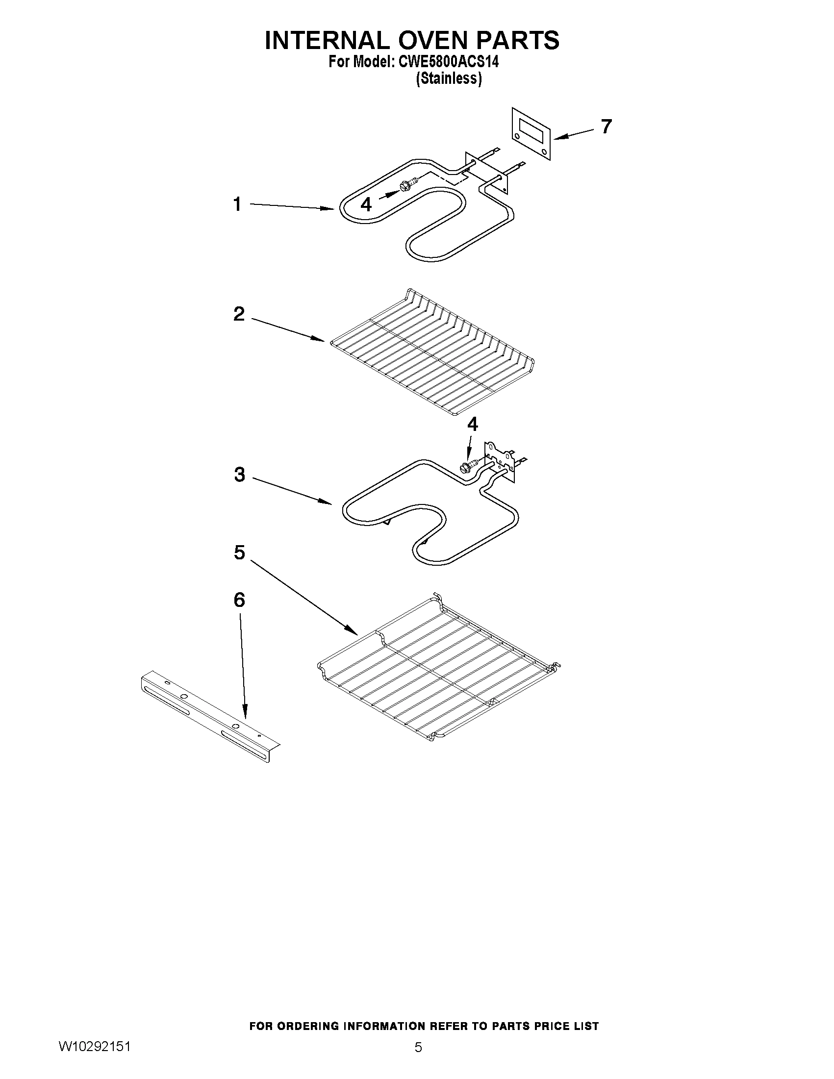 04 - INTERNAL OVEN PARTS