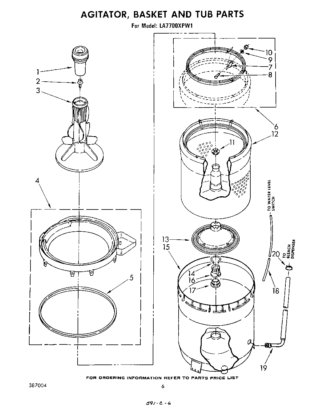 04 - AGITATOR, BASKET AND TUB