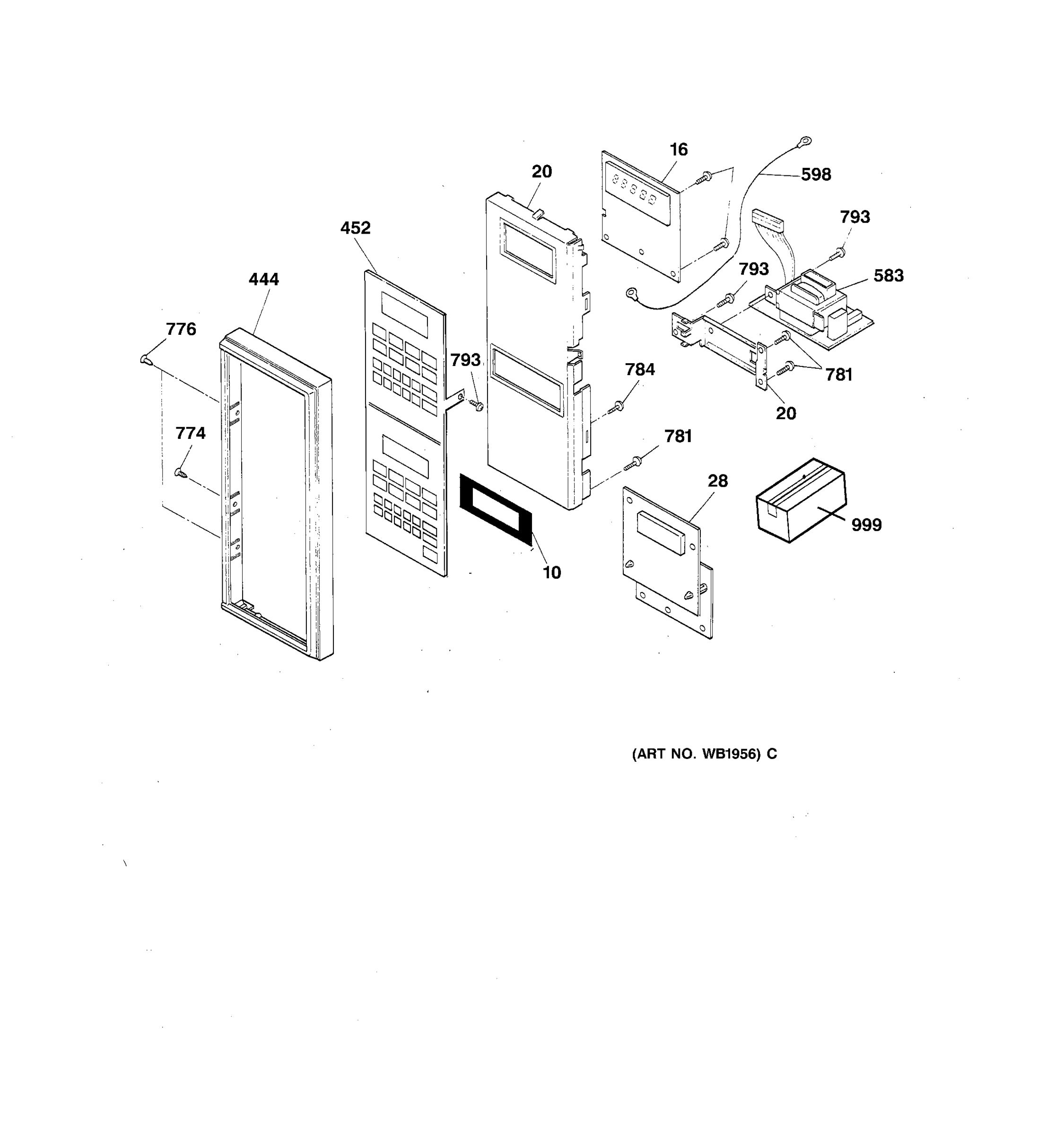 MICROWAVE CONTROL PANEL