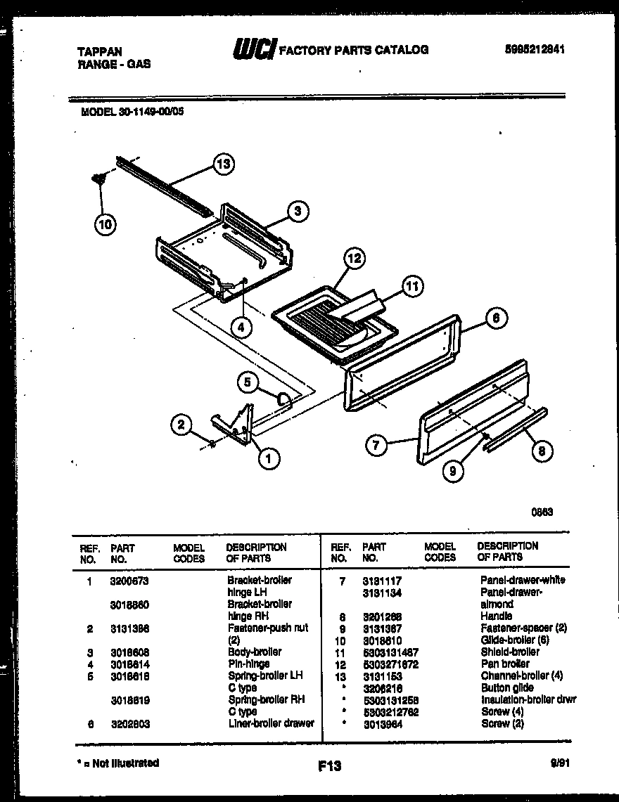 04 - BROILER DRAWER PARTS