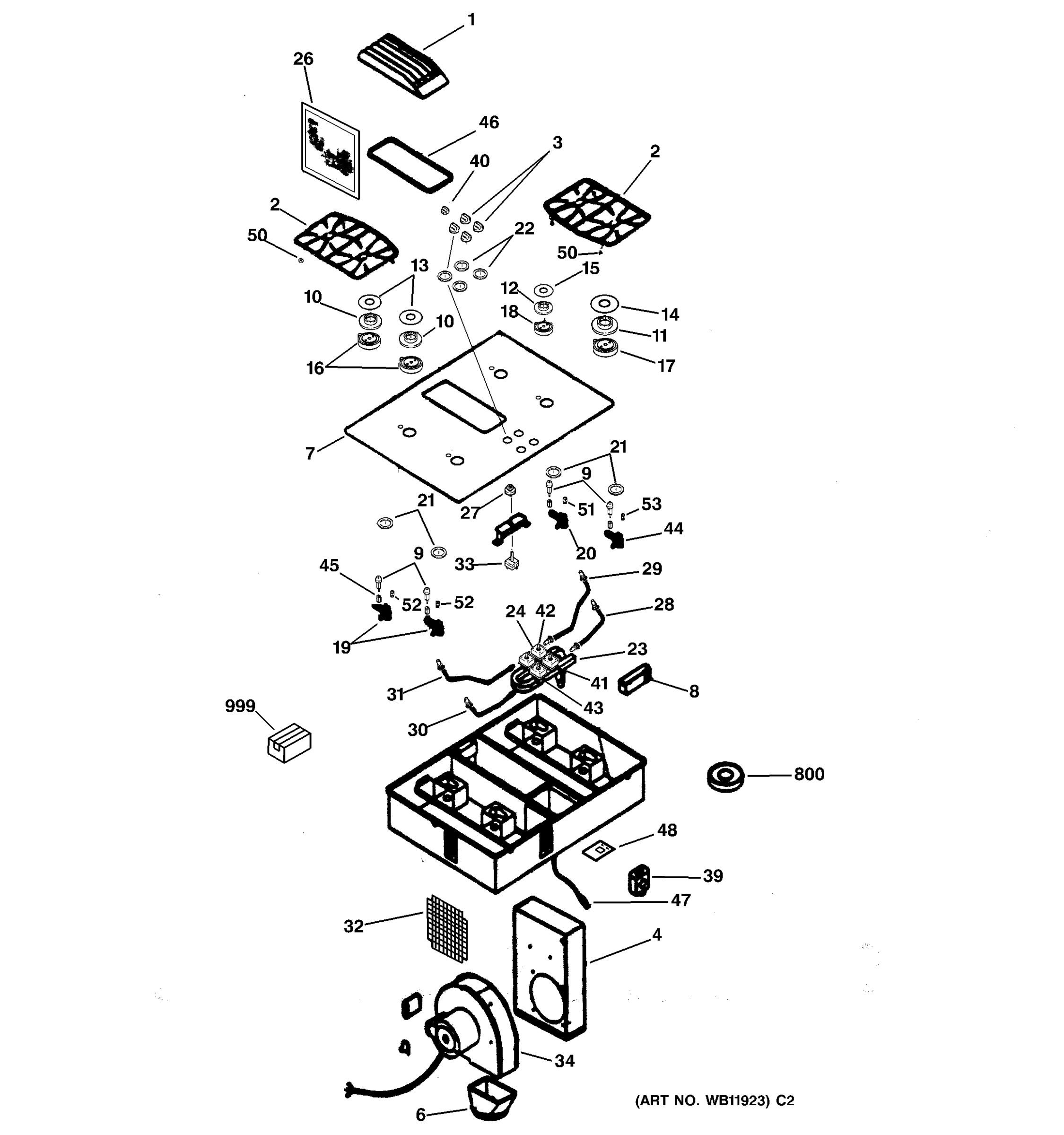 CONTROL PANEL & COOKTOP