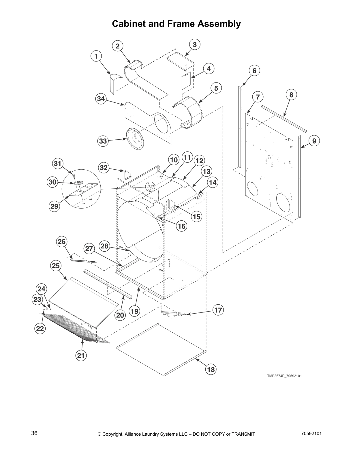 Cabinet and Frame Assembly