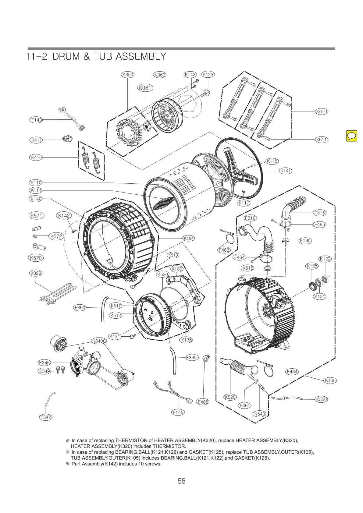 DRUM & TUB ASSEMBLY
