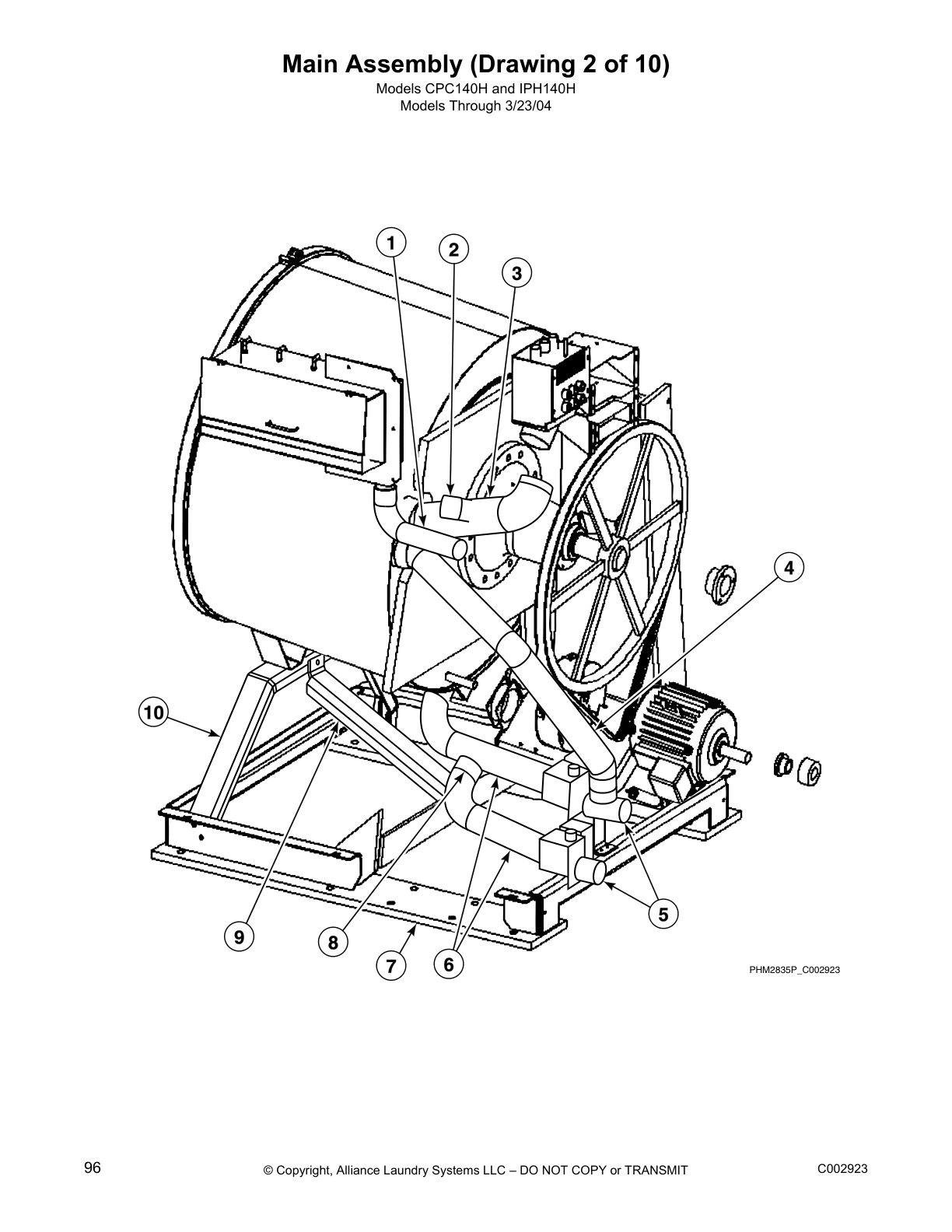 Main Assembly (Drawing 2 of 10)