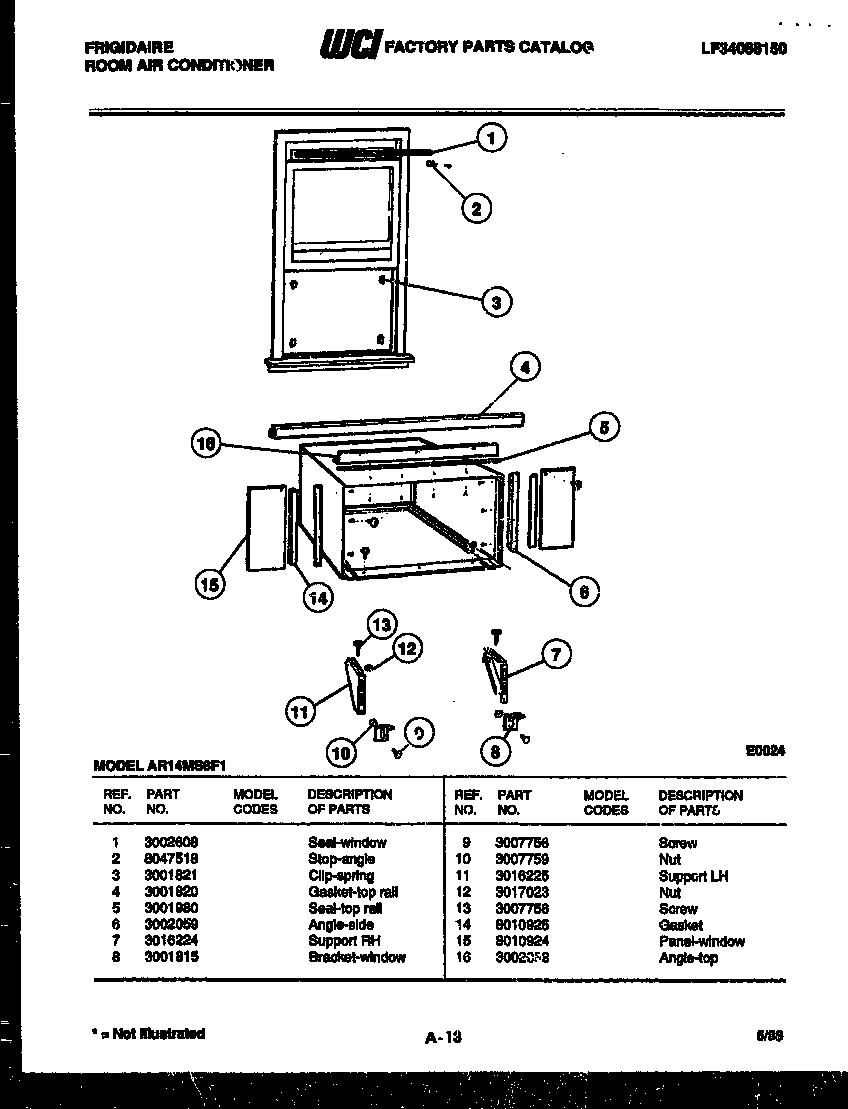 06 - WINDOW MOUNTING PARTS