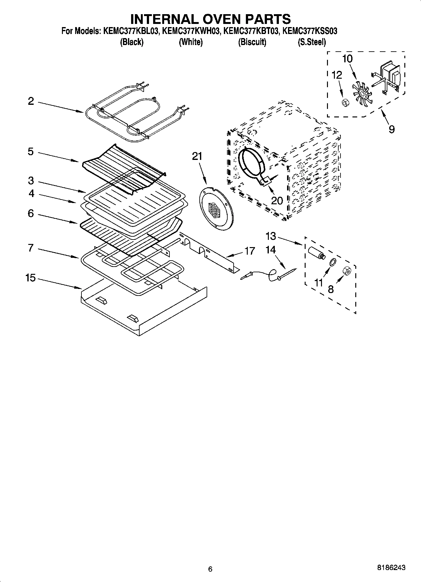 05 - INTERNAL OVEN PARTS