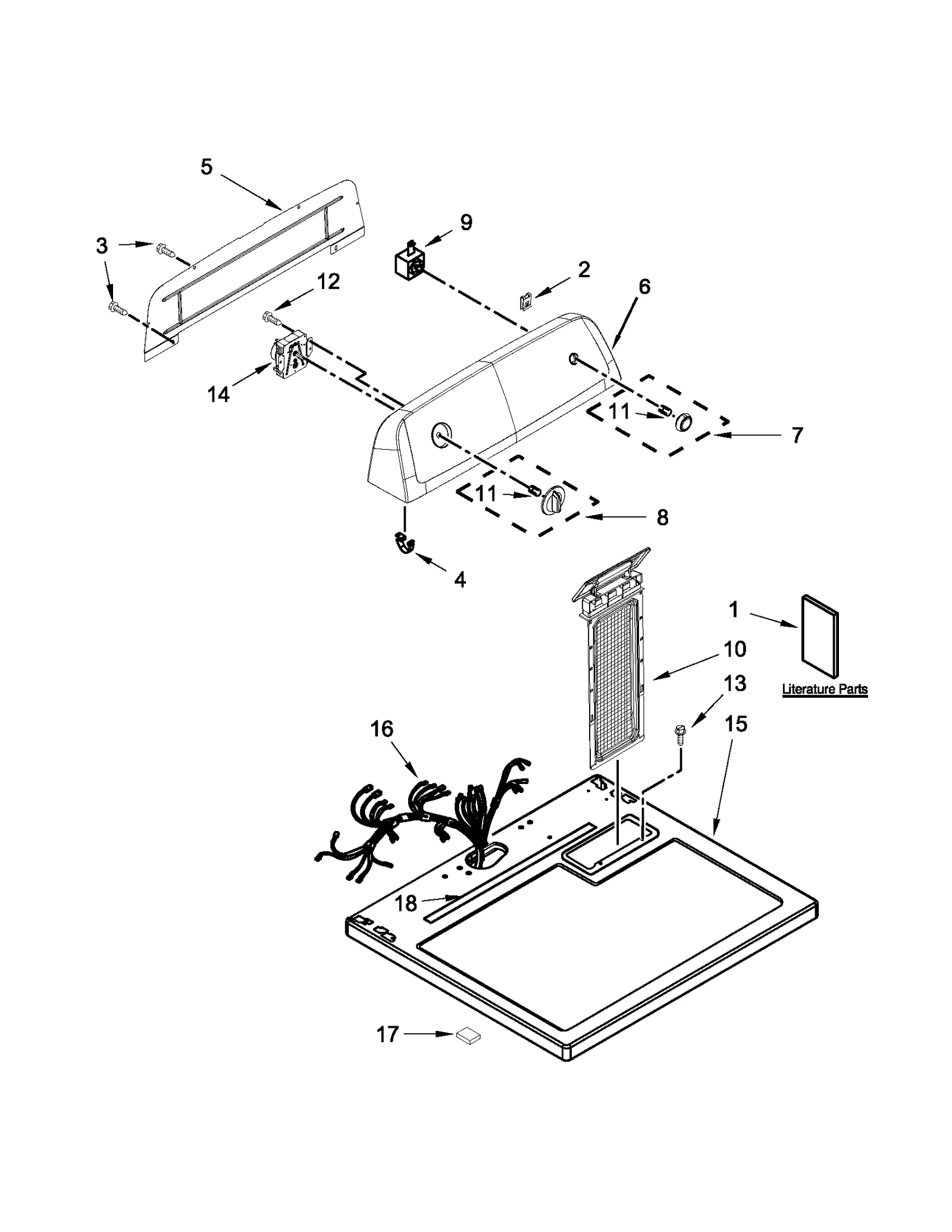 TOP AND CONSOLE PARTS