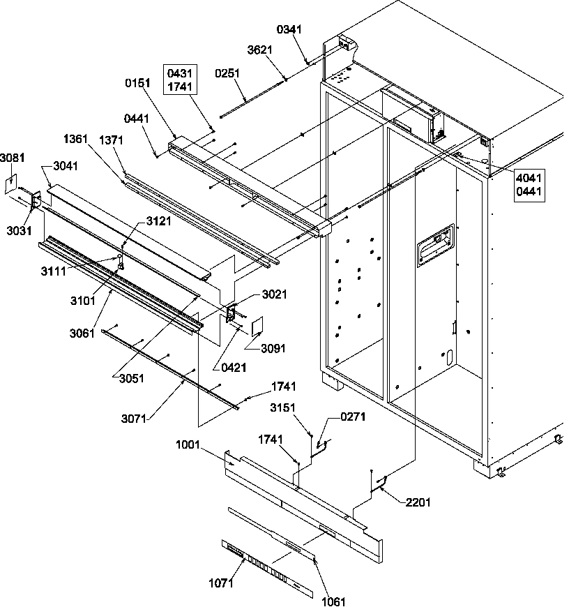 10 - UPPER GRILLE & KEYBOARD