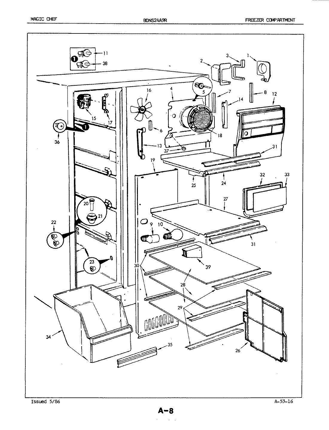 01 - FREEZER COMPARTMENT