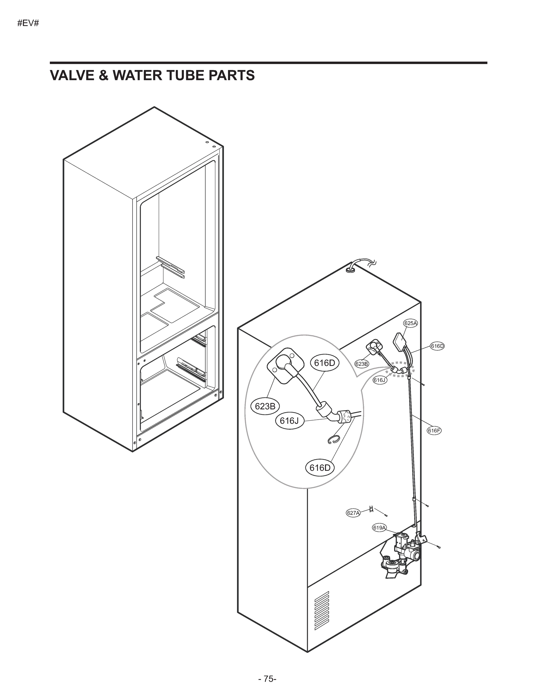 VALVE & WATER TUBE PARTS