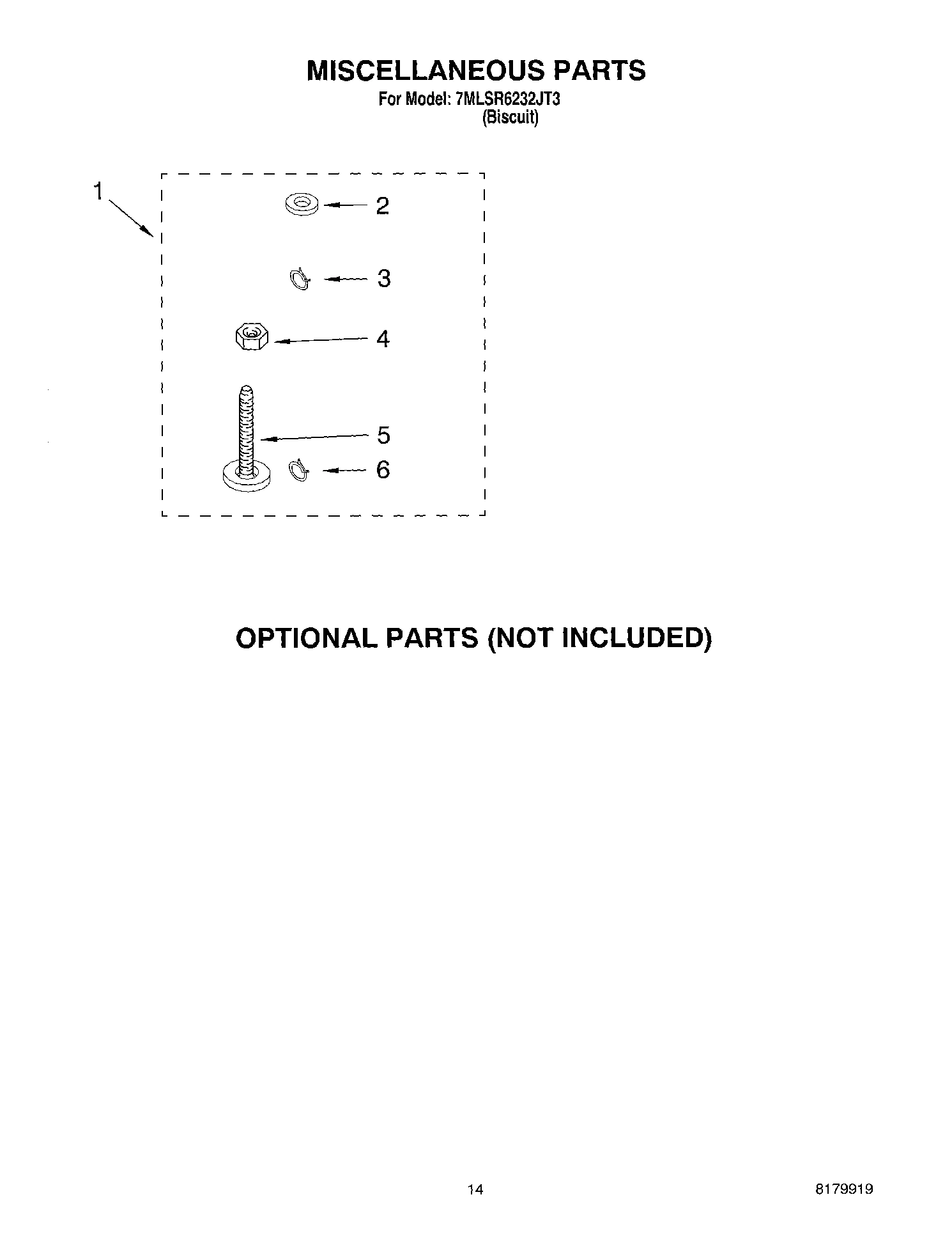10 - MISCELLANEOUS PARTS OPTIONAL PARTS
