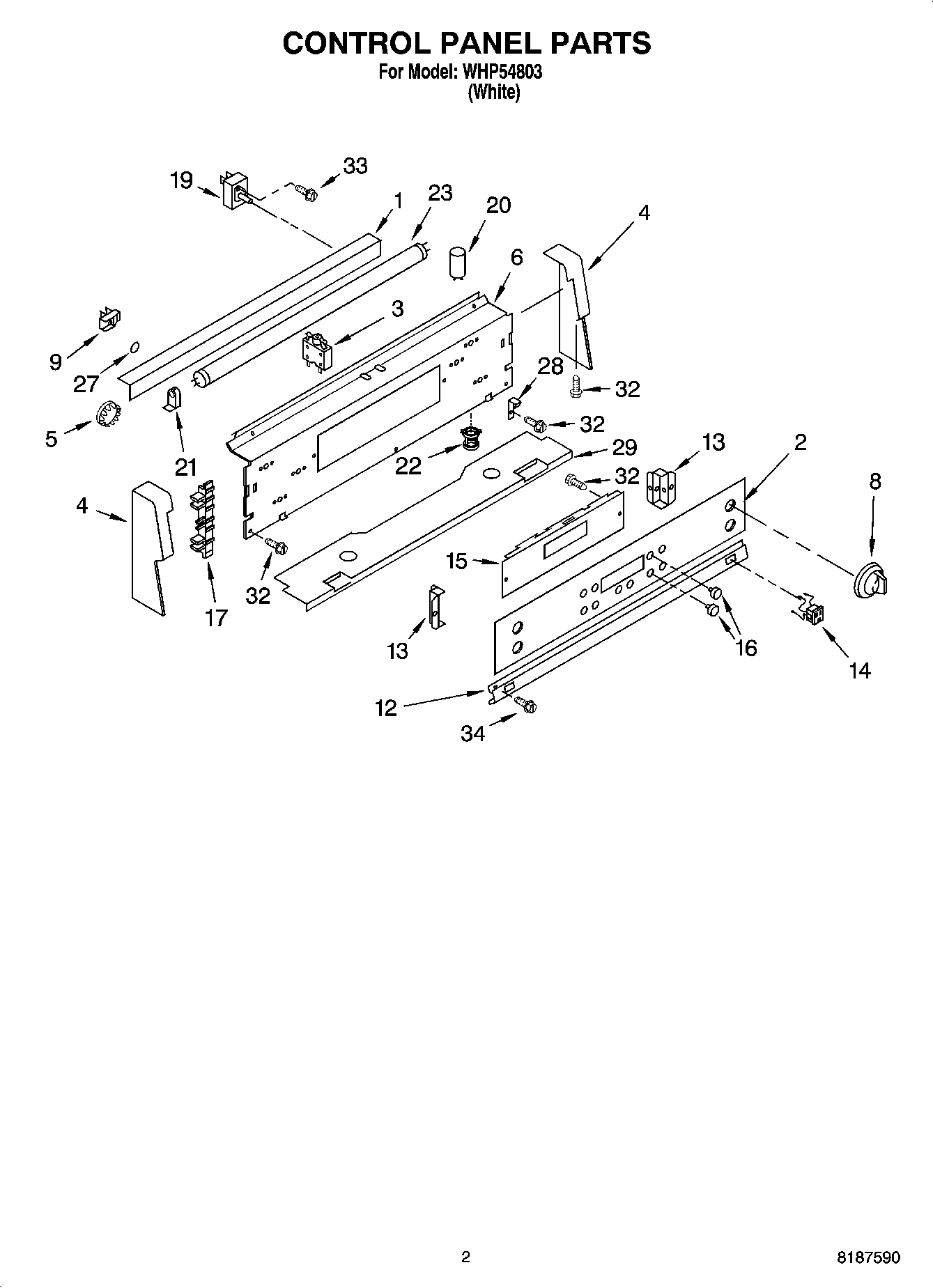 02 - CONTROL PANEL PARTS
