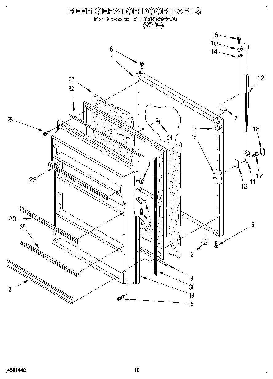 07 - REFRIGERATOR DOOR, LIT/OPTIONAL