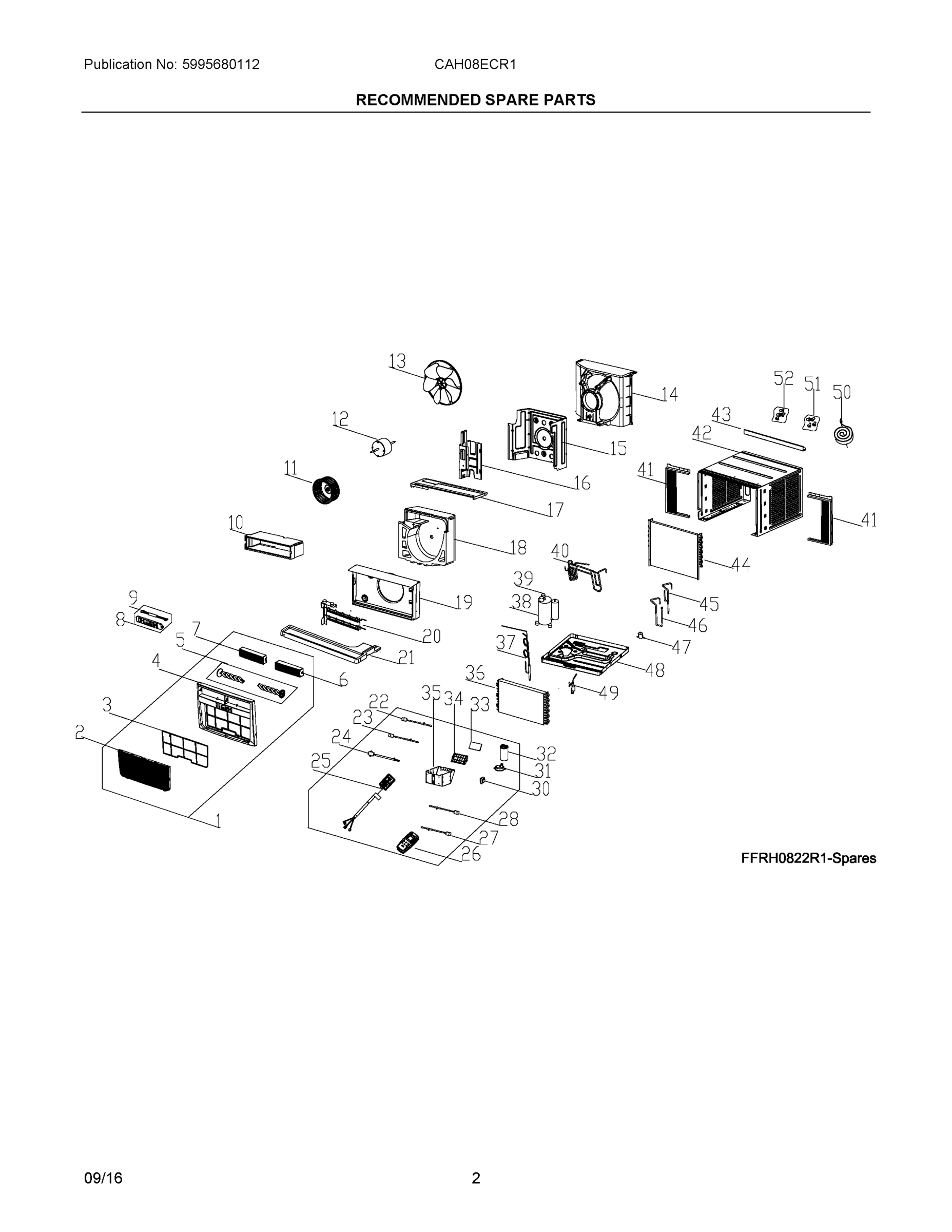 02 - RECOMMENDED SPARE PARTS