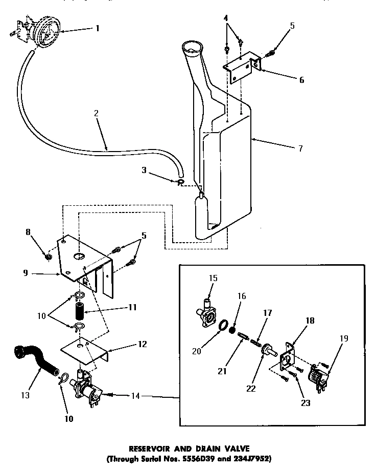 23 - RESERVOIR & DRAIN VALVE