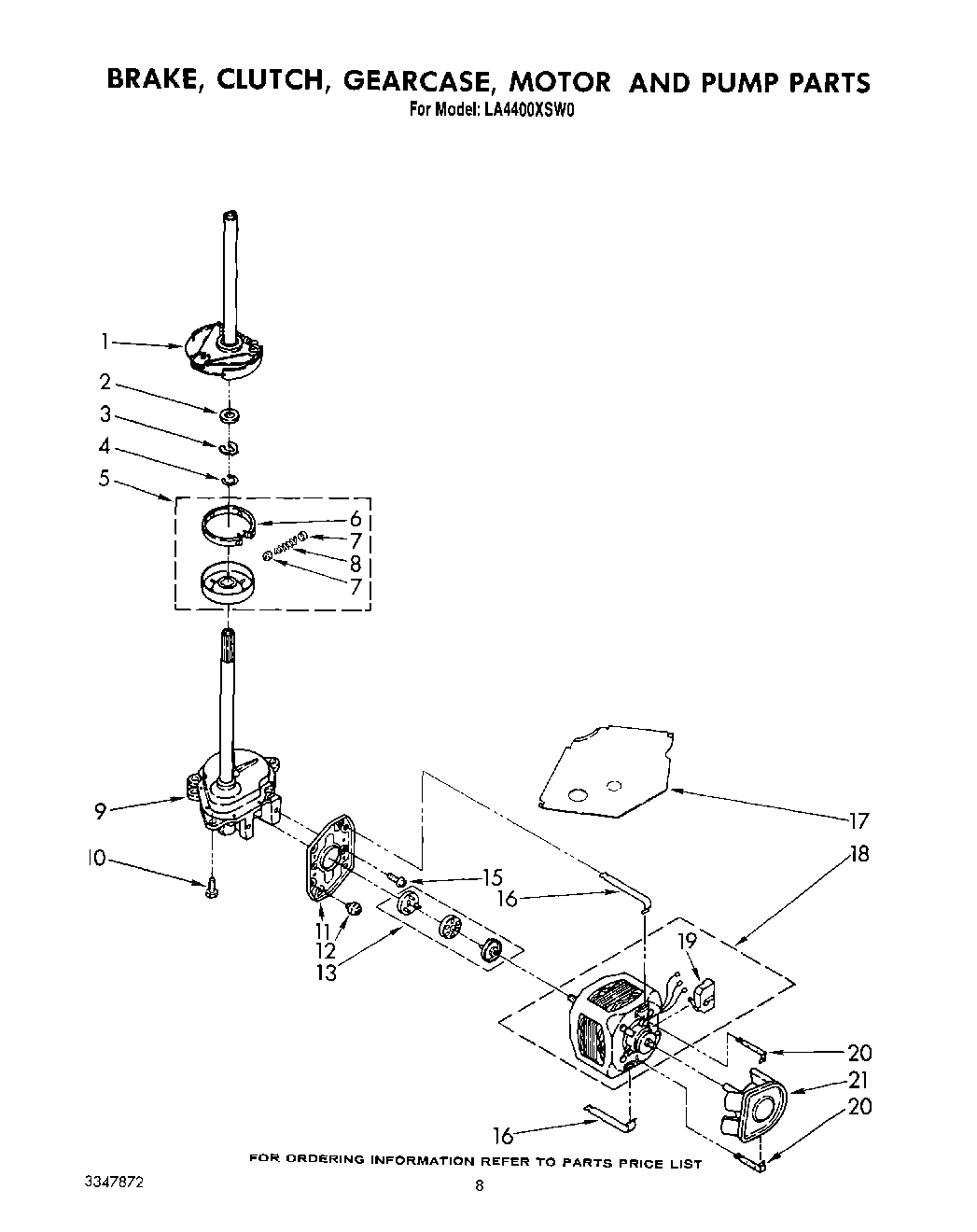 06 - BRAKE, CLUTCH, GEARCASE, MOTOR AND PUMP