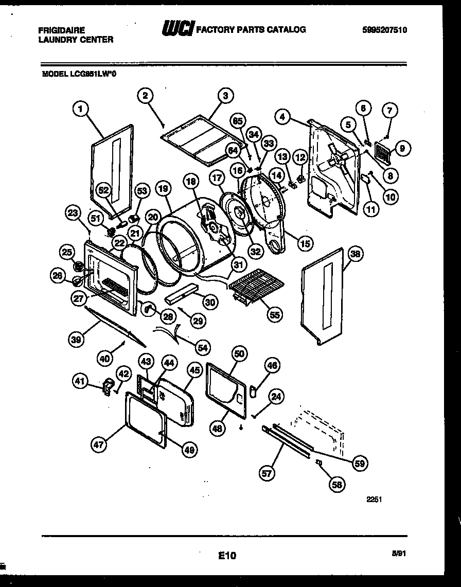 02 - CABINET AND COMPONENT PARTS