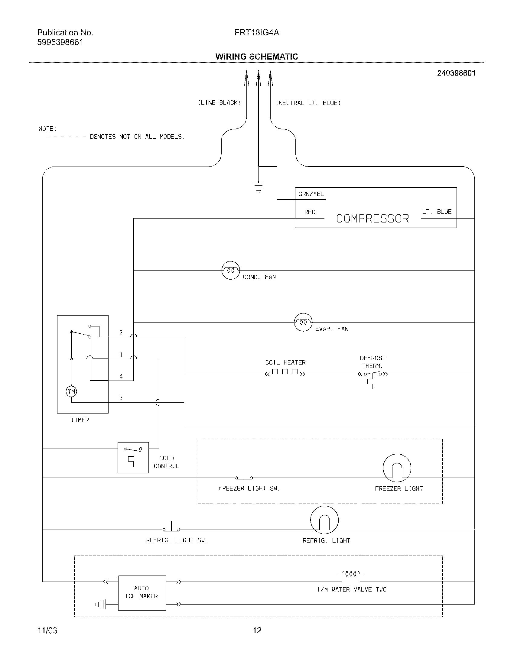 12 - WIRING SCHEMATIC