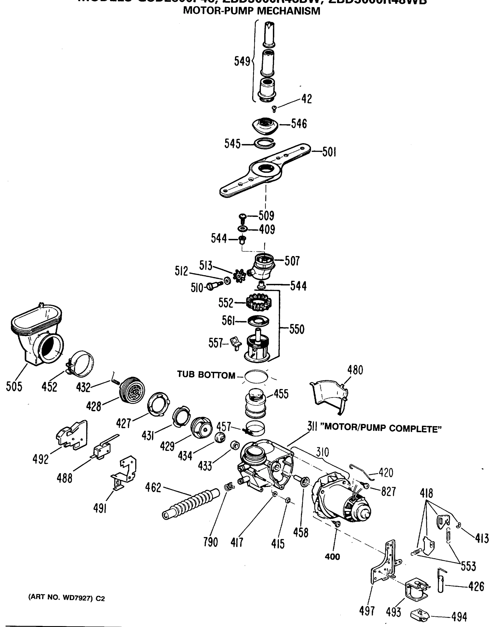 MOTOR-PUMP MECHANISM