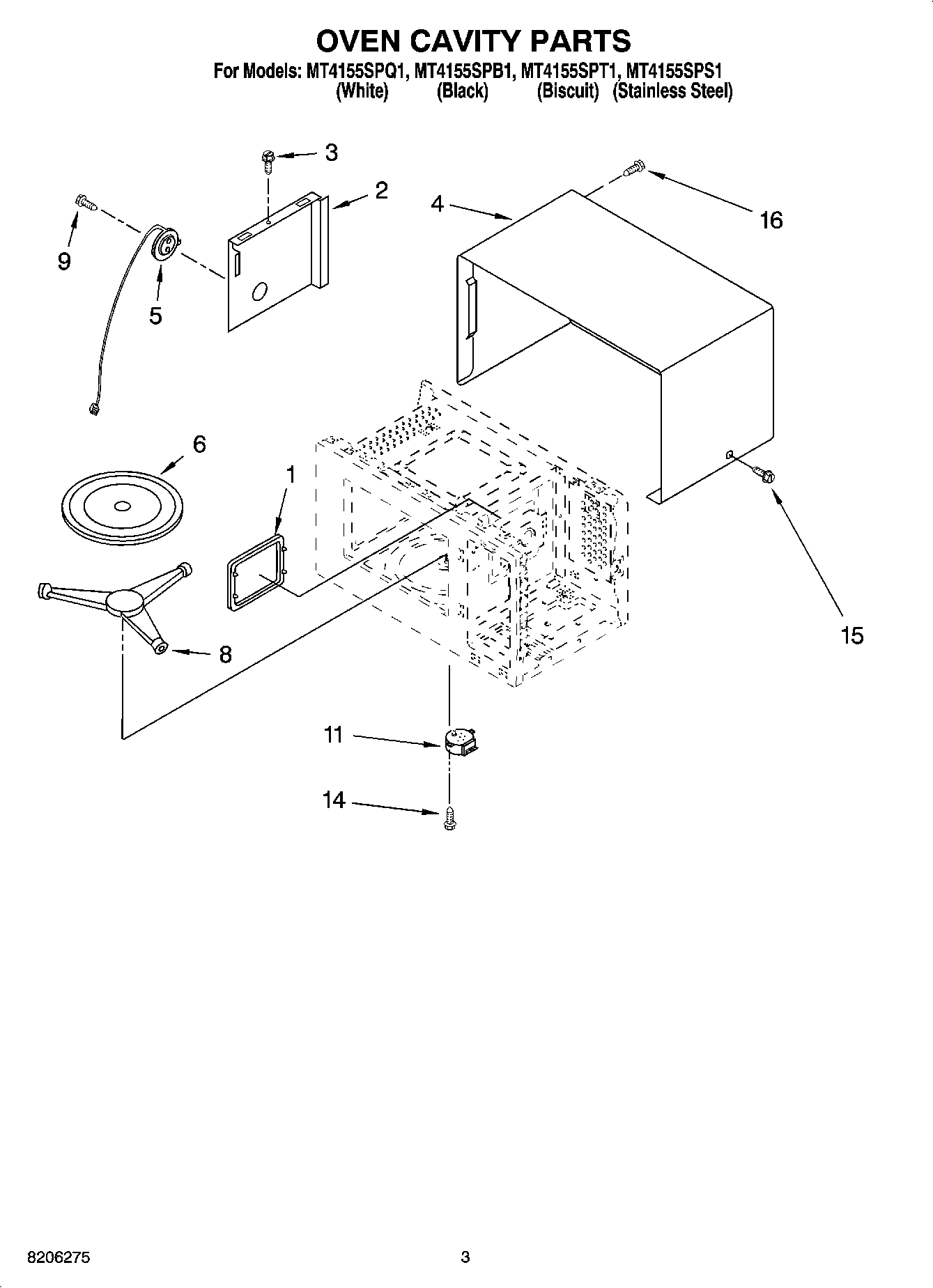 03 - OVEN CAVITY PARTS