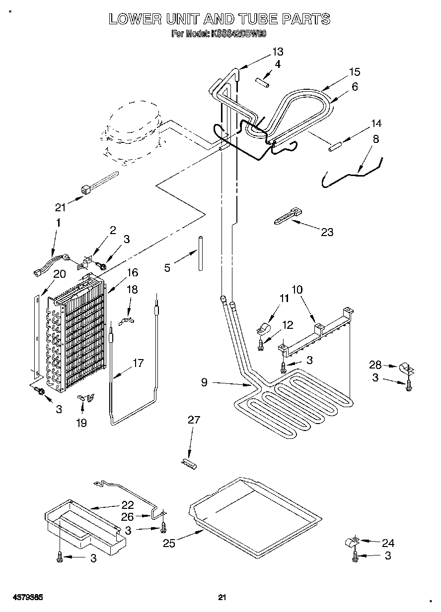 15 - LOWER UNIT AND TUBE