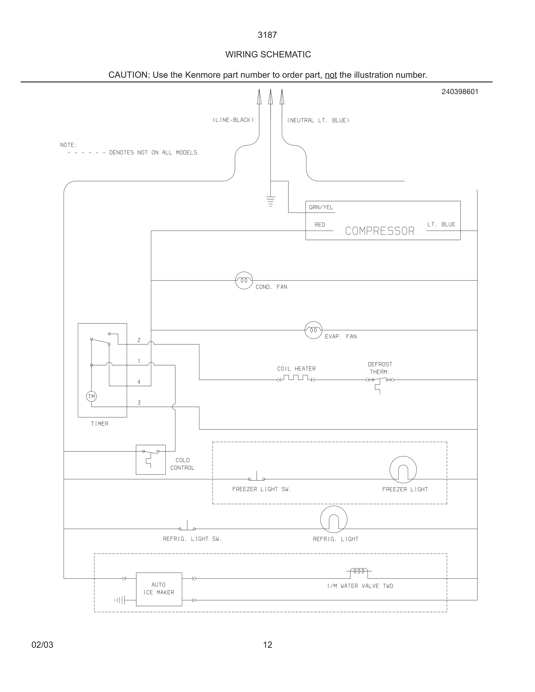 12 - WIRING SCHEMATIC