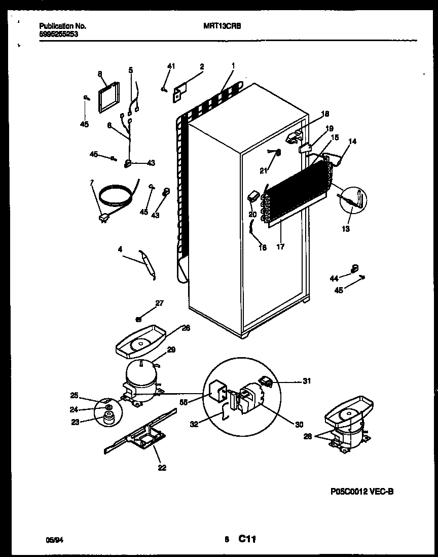 05 - SYSTEM AND AUTOMATIC DEFROST PARTS