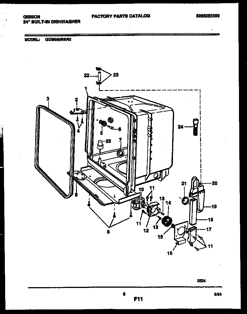 05 - TUB AND FRAME PARTS