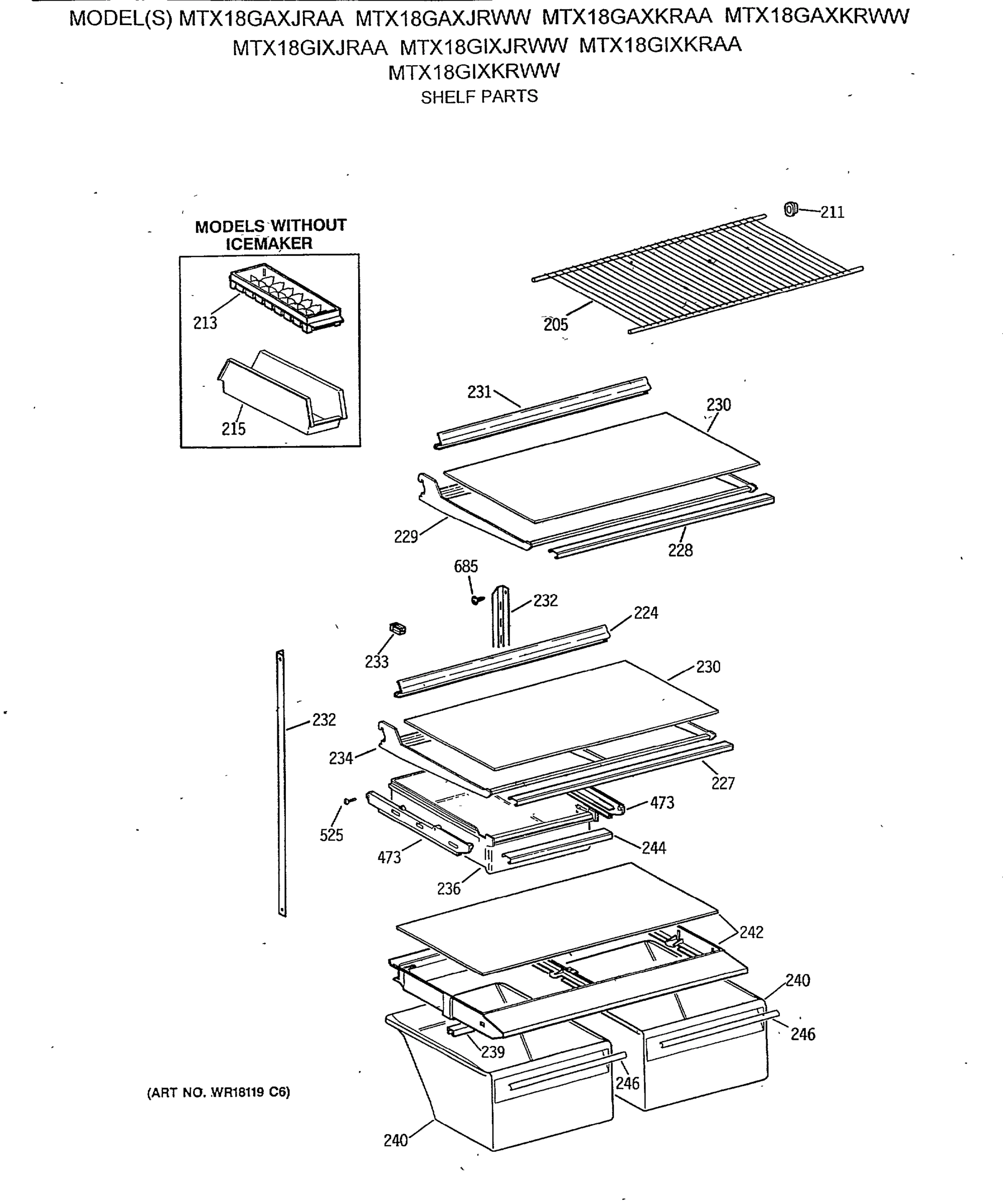 SHELF PARTS