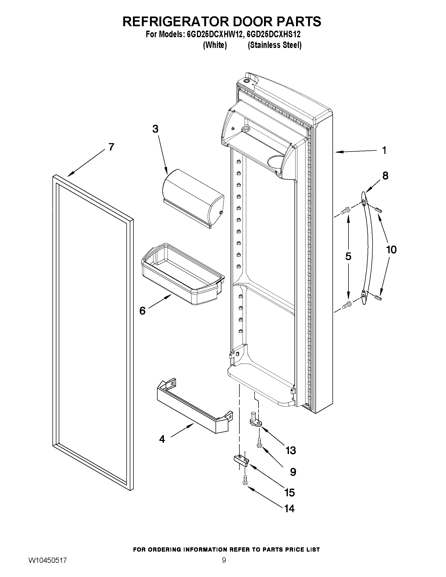 06 - REFRIGERATOR DOOR PARTS