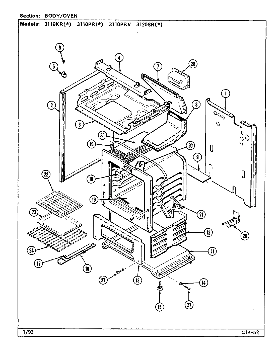 01 - BODY/OVEN