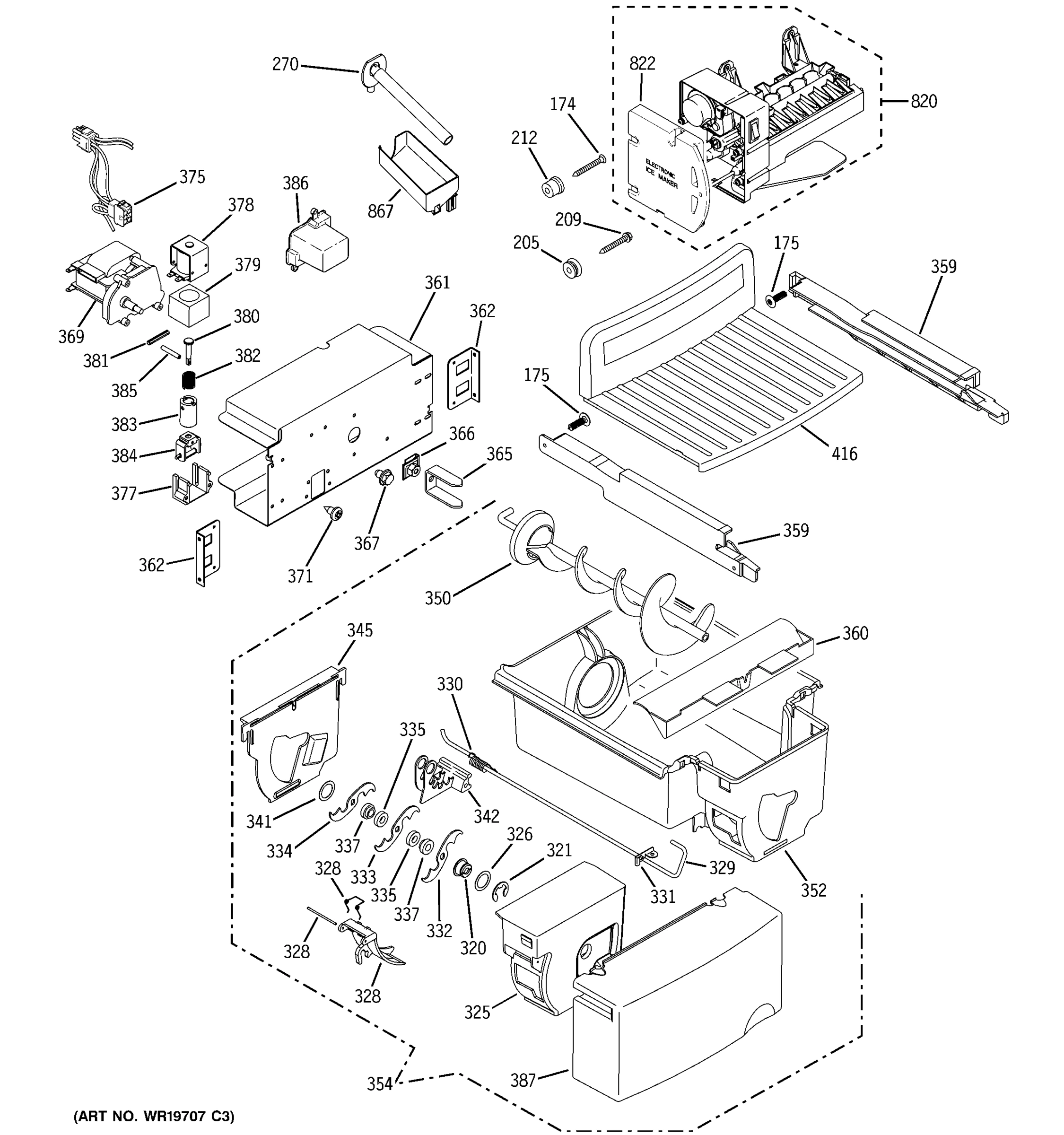 ICE MAKER & DISPENSER