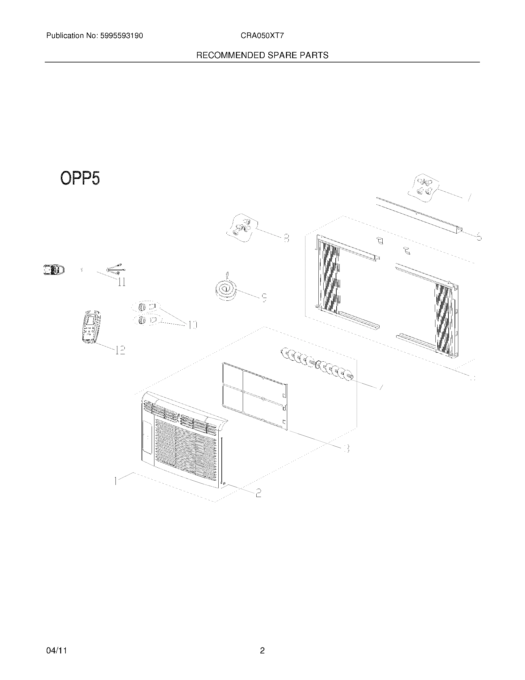 03 - RECOMMENDED SPARE PARTS