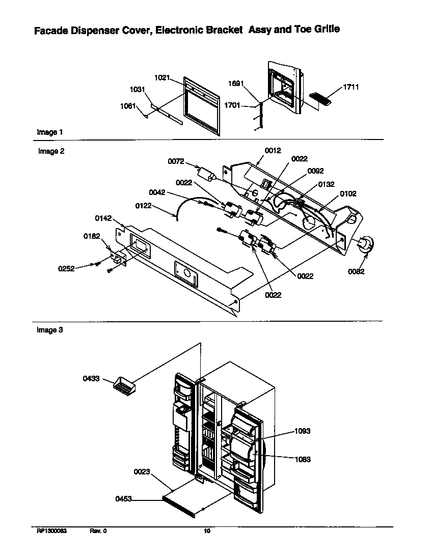 05 - FACADE COVER/ELEC BRKT ASSY/TOE GRILLE