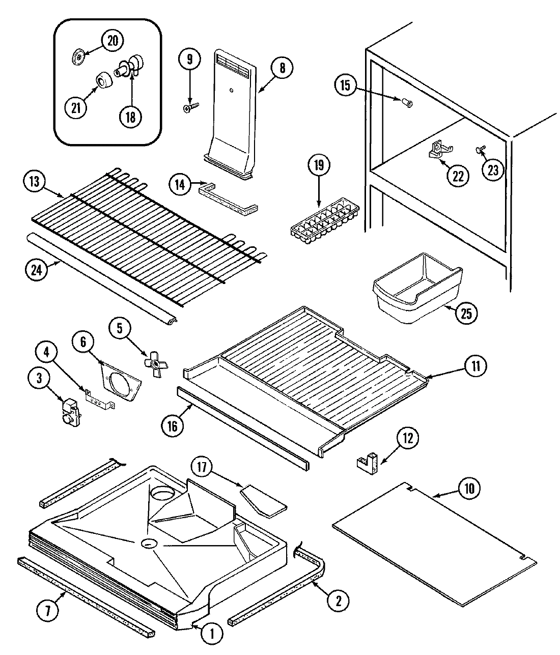 01 - FREEZER COMPARTMENT