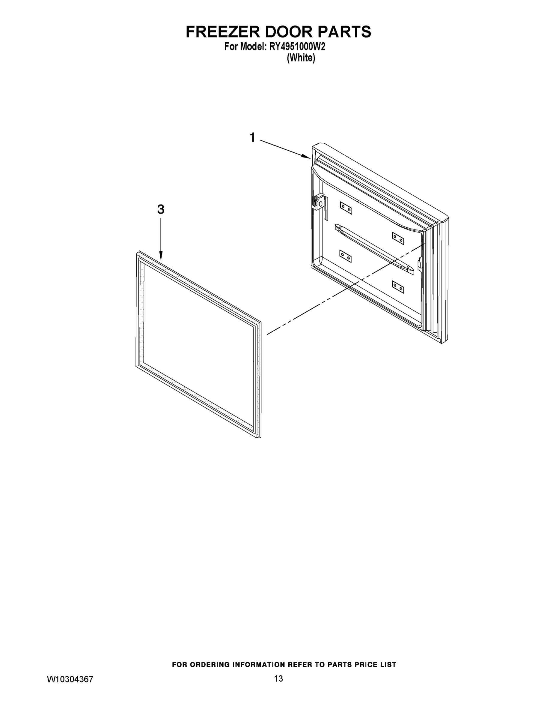 07 - FREEZER DOOR PARTS