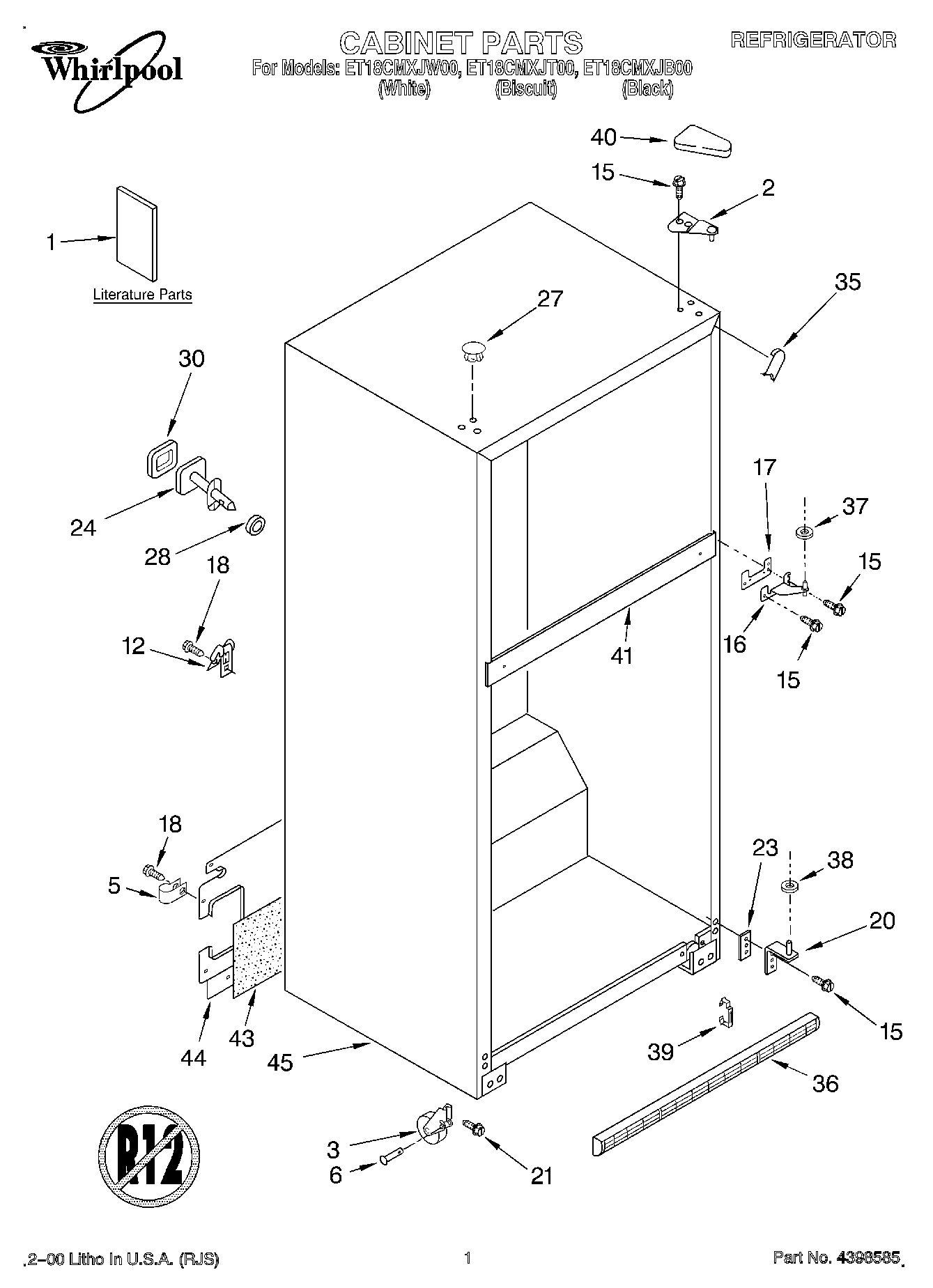 01 - CABINET, LITERATURE