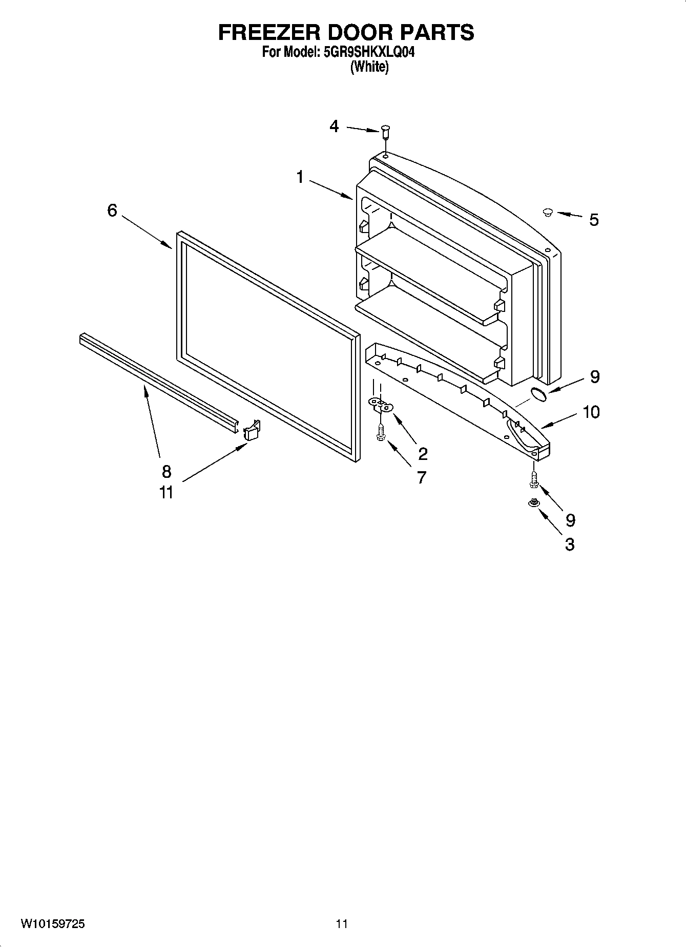 06 - FREEZER DOOR PARTS, OPTIONAL PARTS