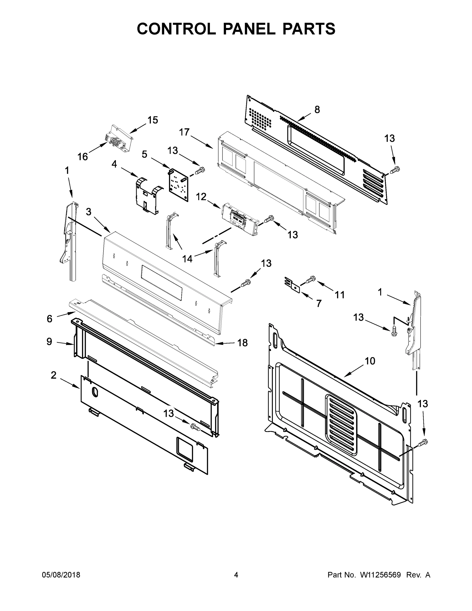 03 - CONTROL PANEL PARTS