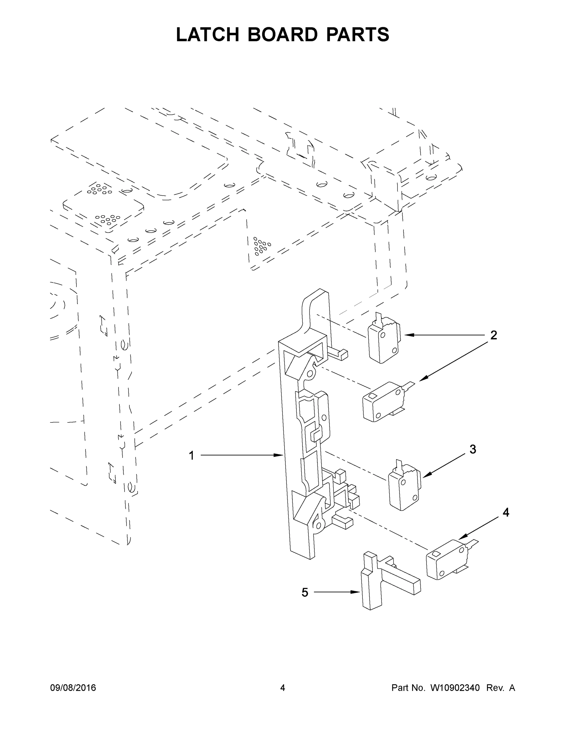 03 - LATCH BOARD PARTS