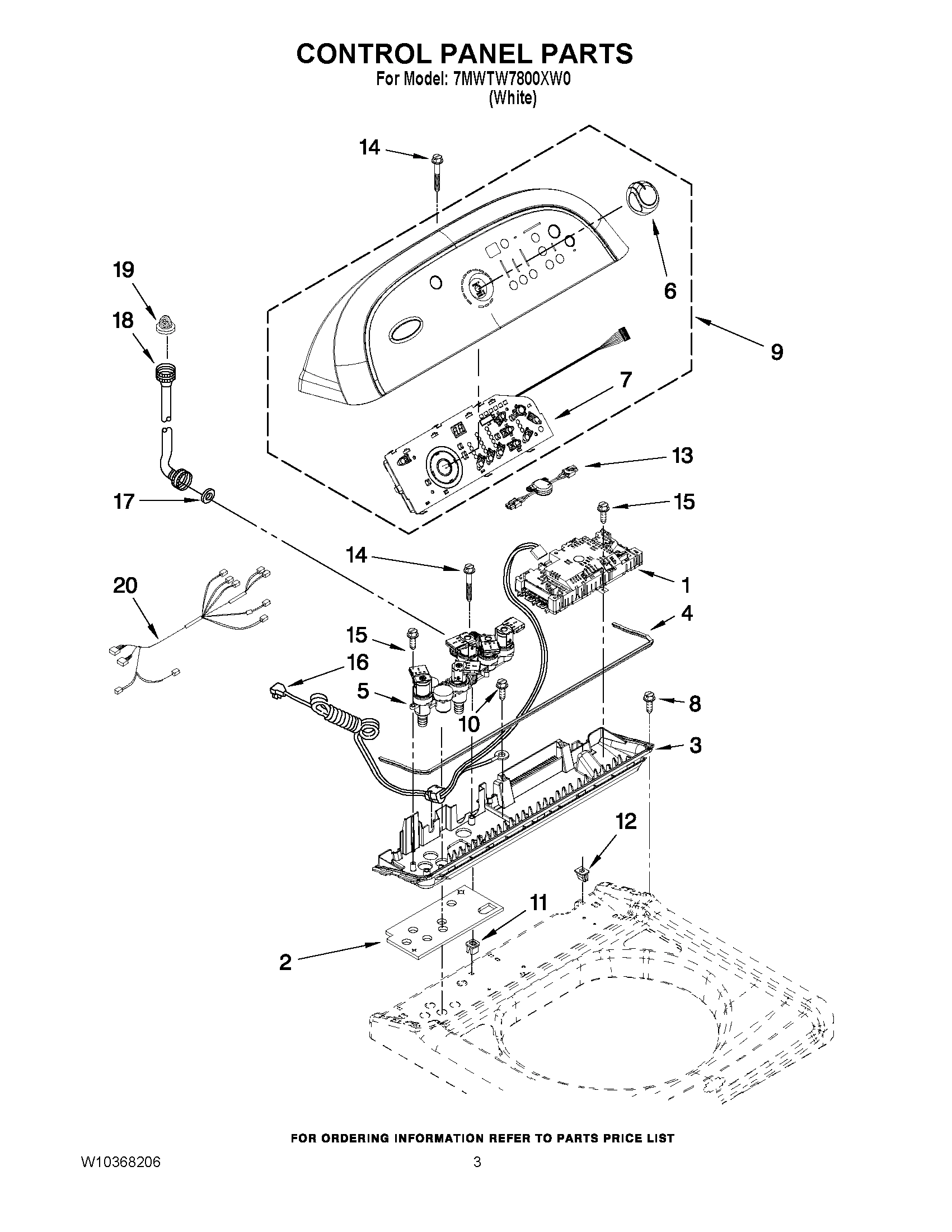 02 - CONTROL PANEL PARTS